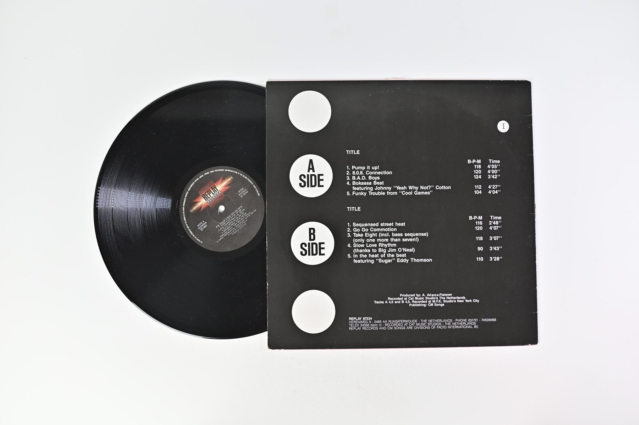 Adams & Fleisner - And Now Fix Your Own Go-Go Mix, The Complete Go-Go Mix Package on Replay Records