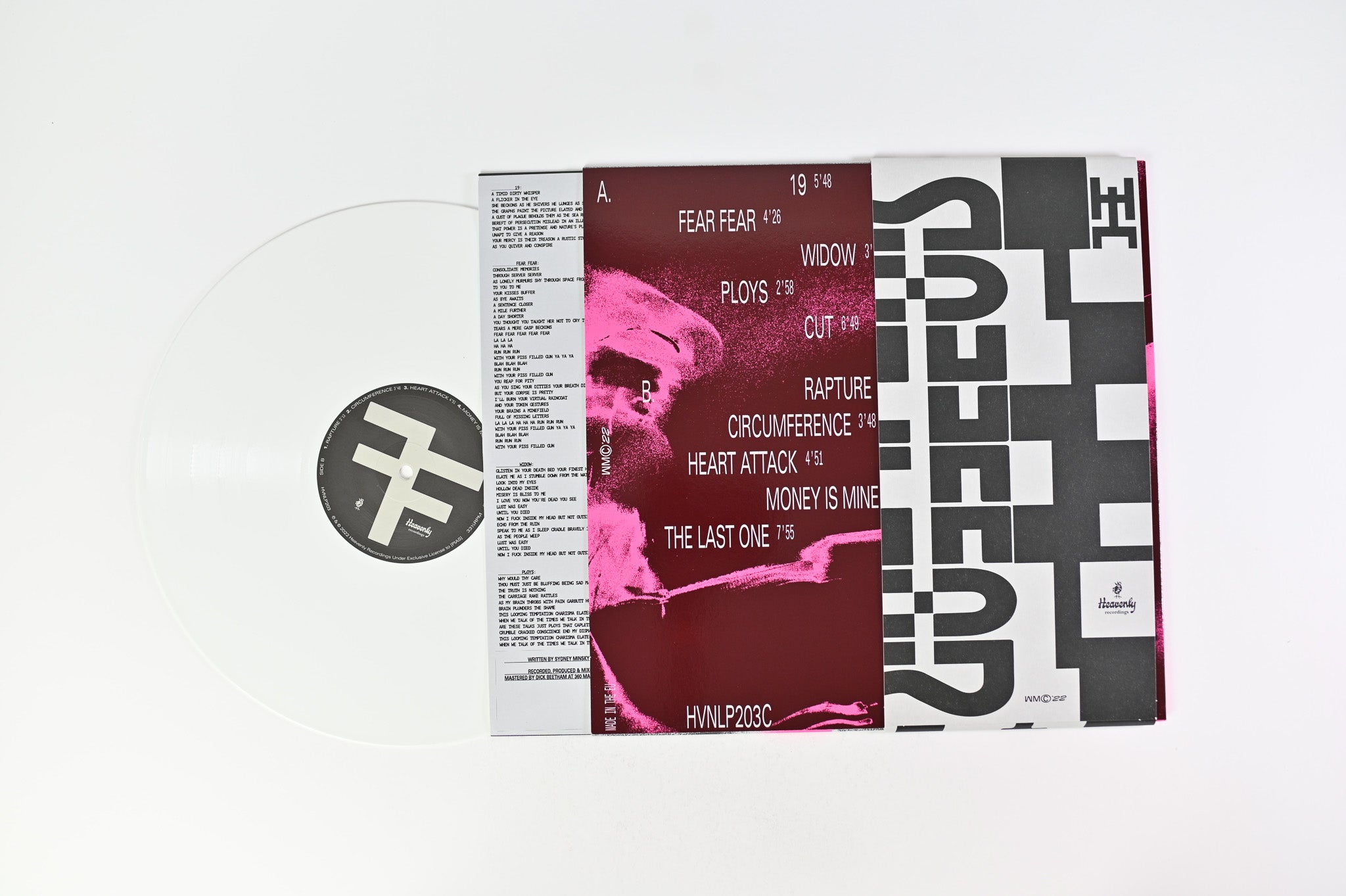 Working Men's Club - Fear Fear on Heavenly - White Vinyl