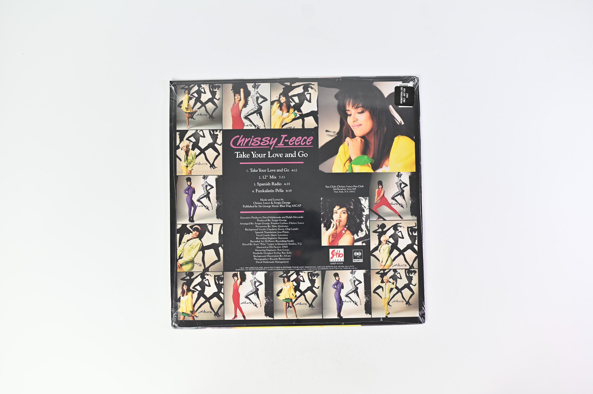 Chrissy I-eece - Take Your Love And Go on Soho Sounds 12" Sealed