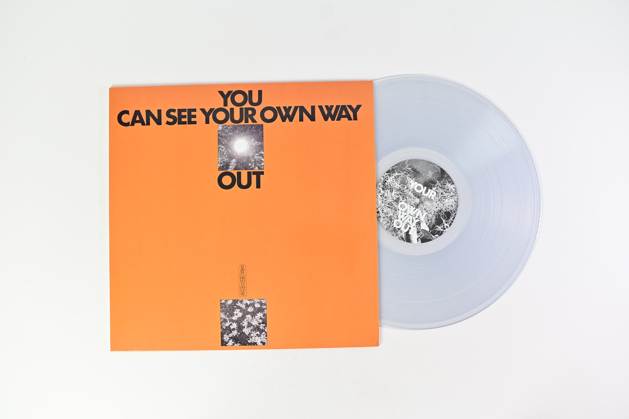 Ilyas Ahmed & Jefre Cantu-Ledesma - You Can See Your Own Way Out on Devotion - Clear Vinyl