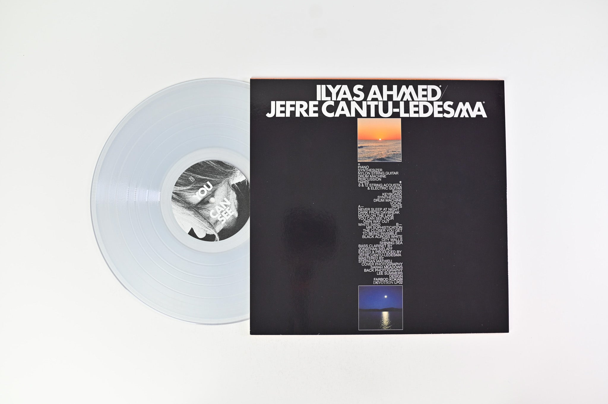 Ilyas Ahmed & Jefre Cantu-Ledesma - You Can See Your Own Way Out on Devotion - Clear Vinyl