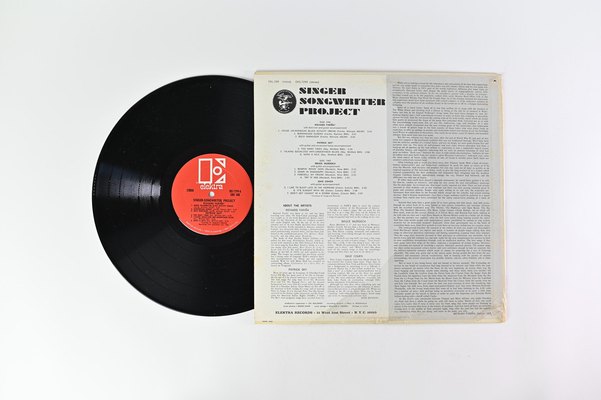 Various - Singer Songwriter Project on Elektra