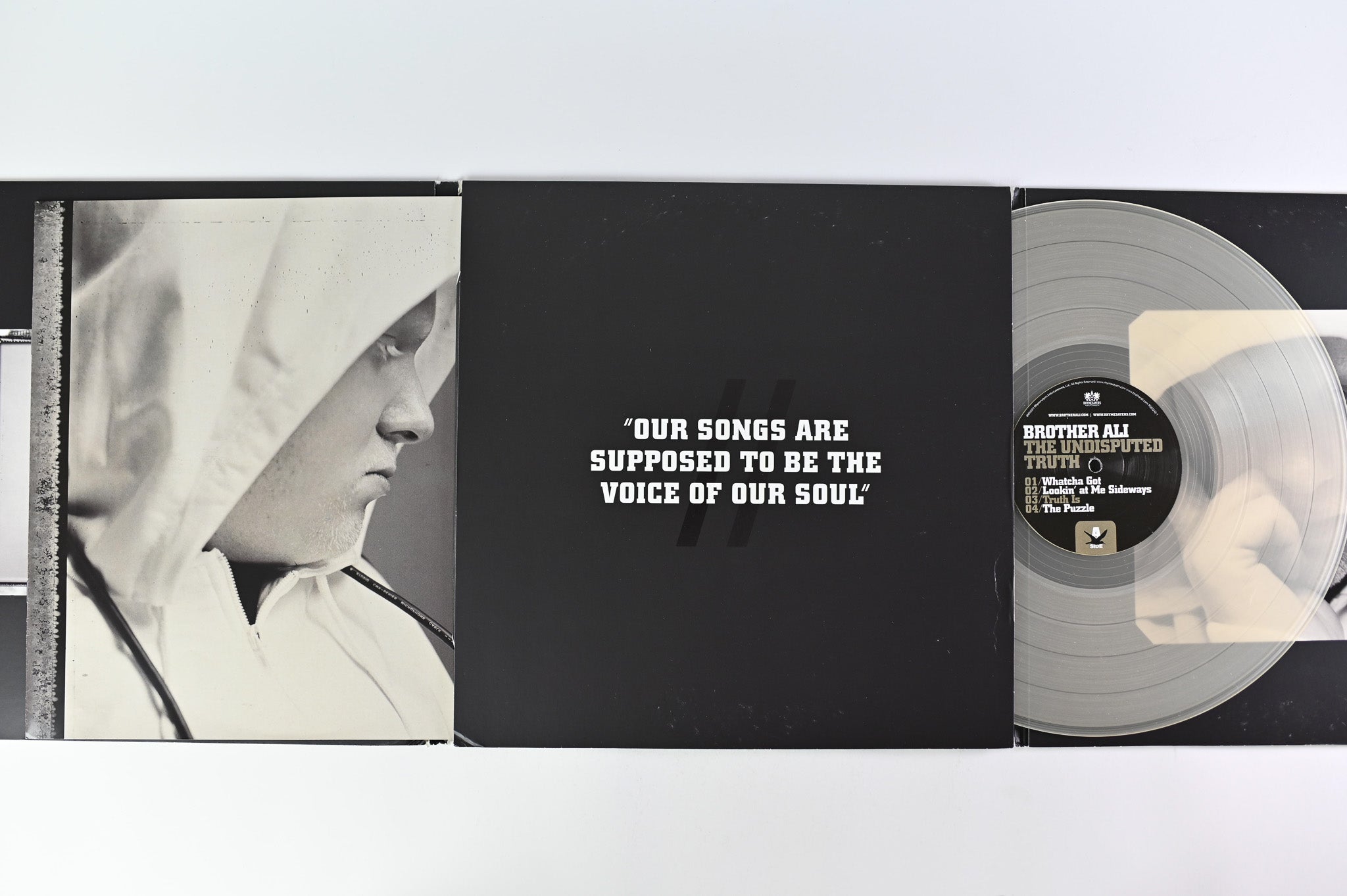 Brother Ali - The Undisputed Truth Deluxe Reissue Numbered Clear Vinyl on Rhymesayers Entertainment