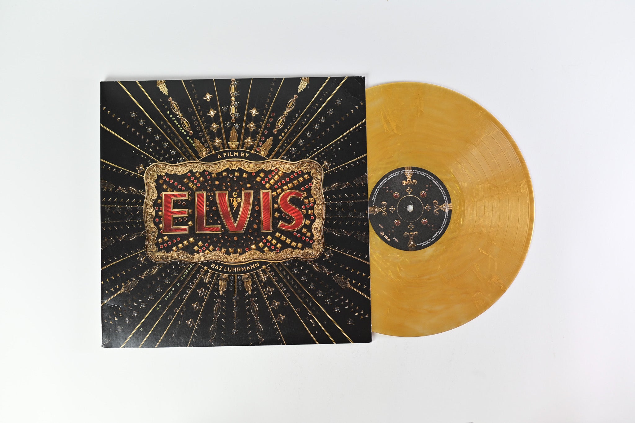 欧LP Various Elvis - Original Motion Picture Soundtrack 19658745771 House Of Iona, RCA,  /00260 Various - Elvis (Original Motion Picture Soundtrack) Gold Vinyl on RCA