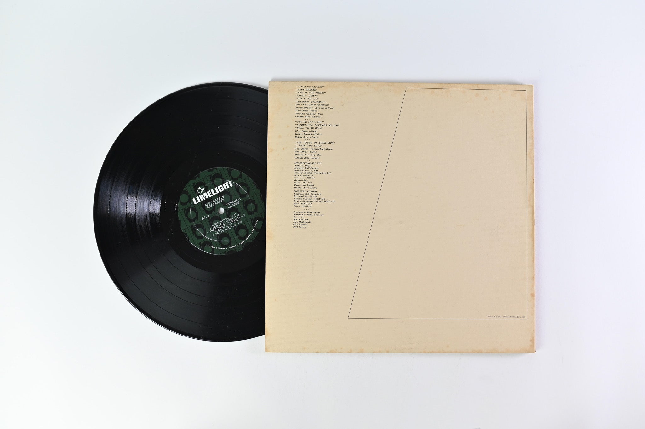 Chet Baker - Baby Breeze on Limelight Mono