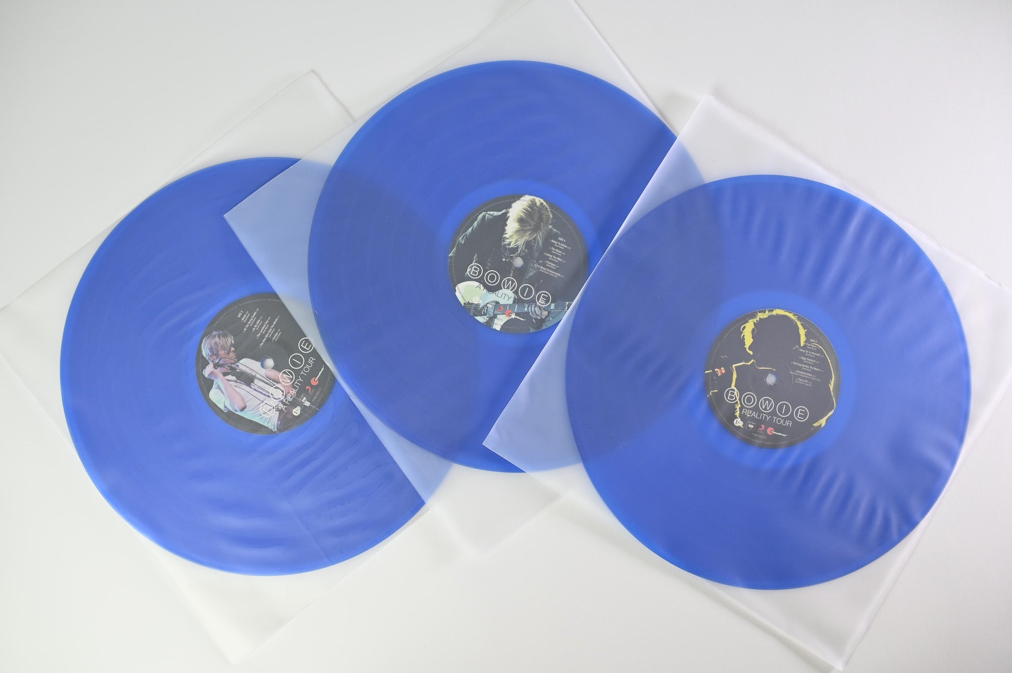 David Bowie - A Reality Tour on Friday Music Blue Translucent 180 Gram Box Set