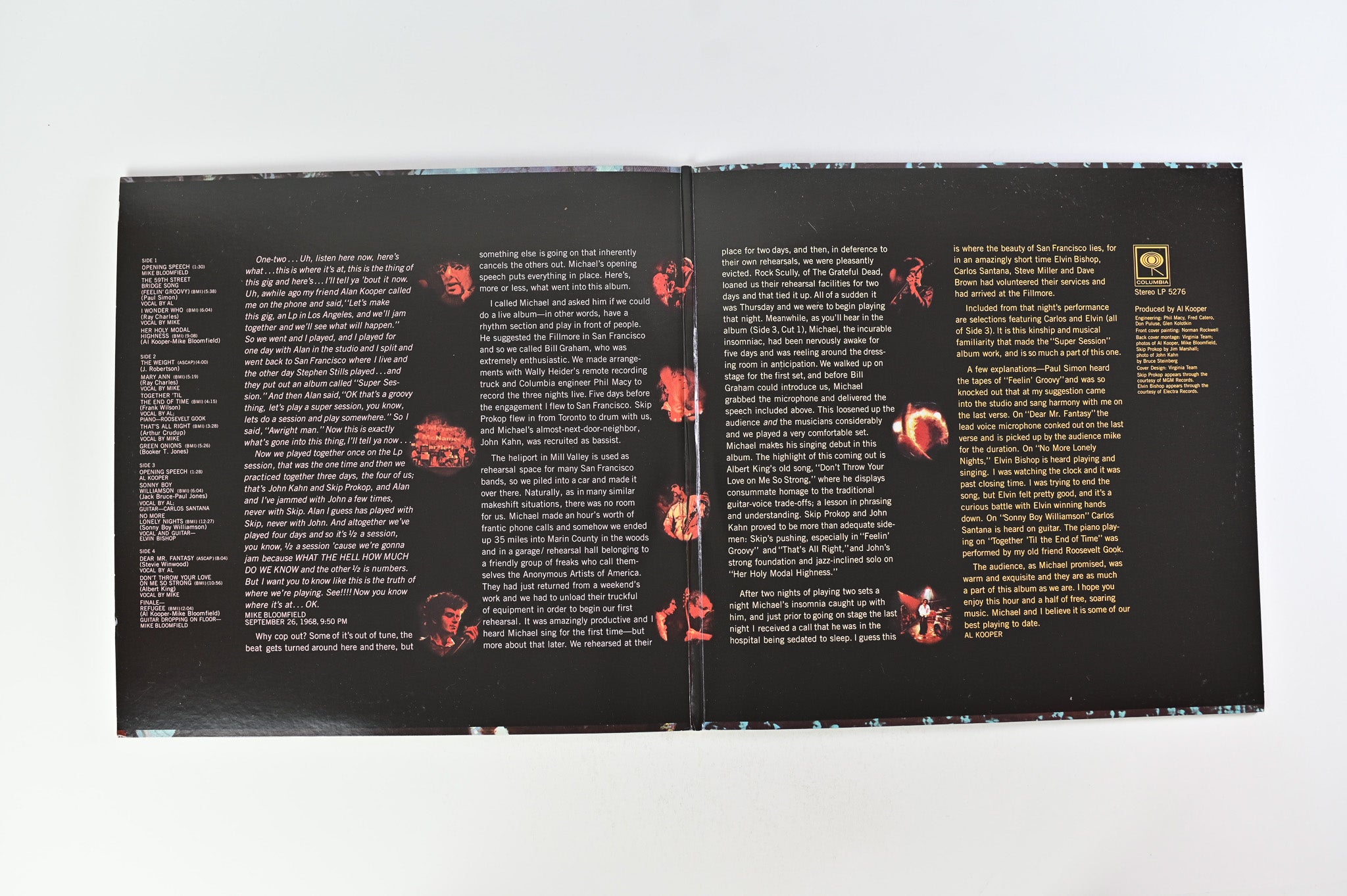 Mike Bloomfield - Live Adventures Of Mike Bloomfield And Al Kooper on Sundazed Music