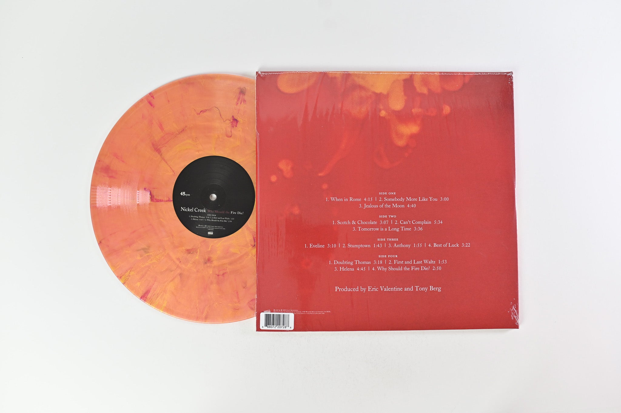 Nickel Creek - Why Should The Fire Die? on Craft Recordings - Gold Translucent and Red Marble