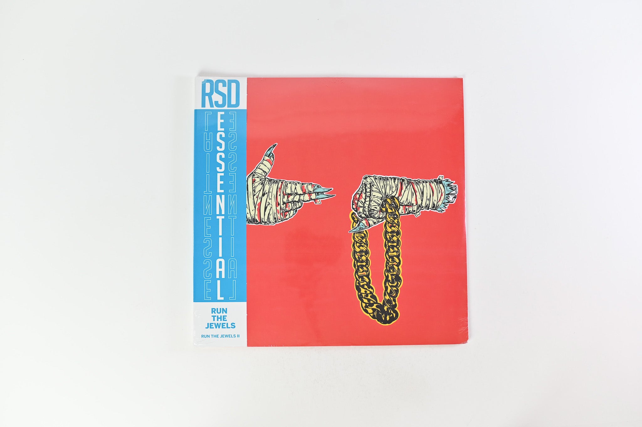 Run The Jewels - Run The Jewels 2 on Mass Appeal - Clear w/ Red & Teal Splatter Vinyl - Sealed