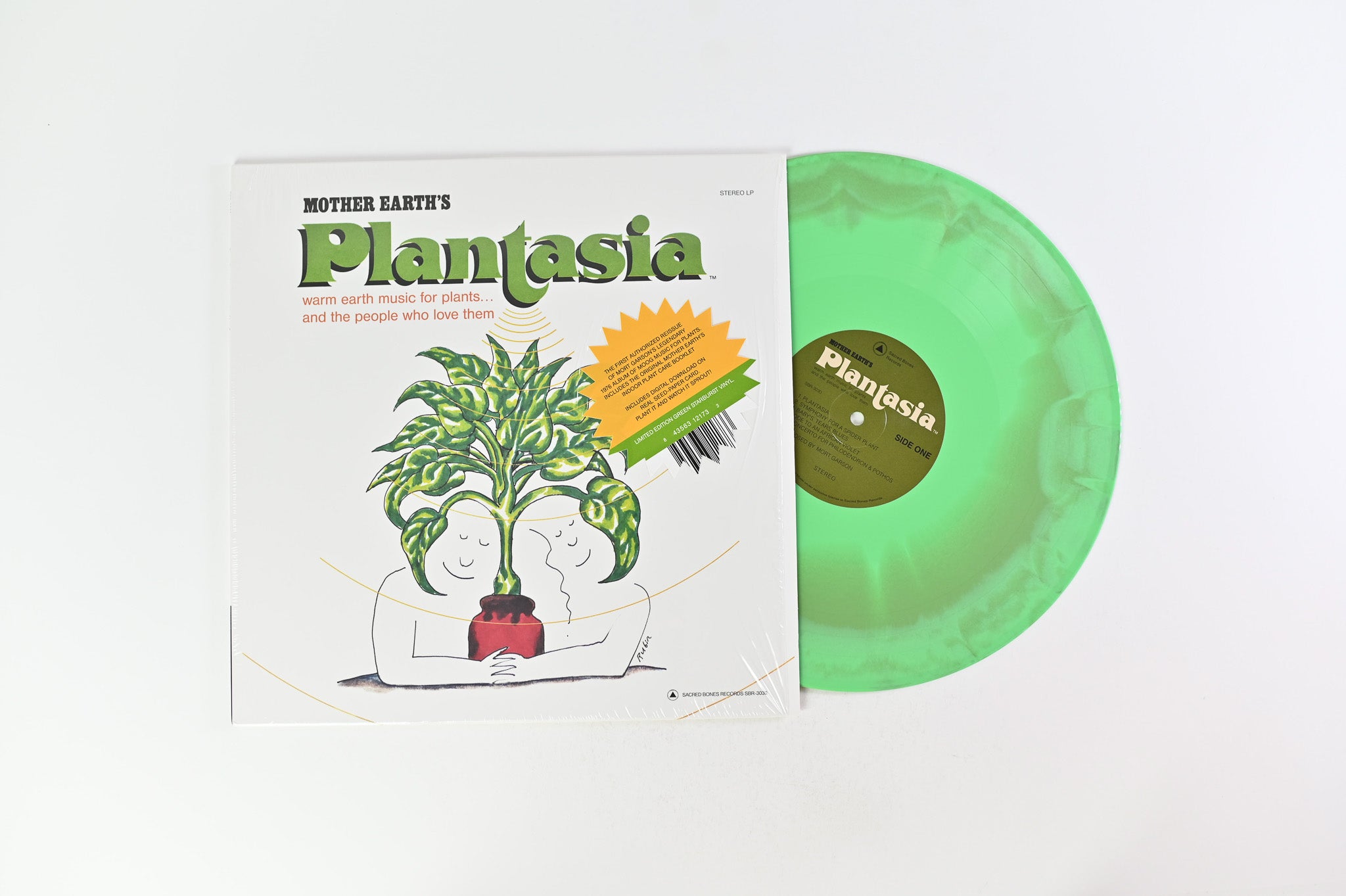 Mort Garson - Mother Earth's Plantasia on Sacred Bones Records - Green Starburst Vinyl