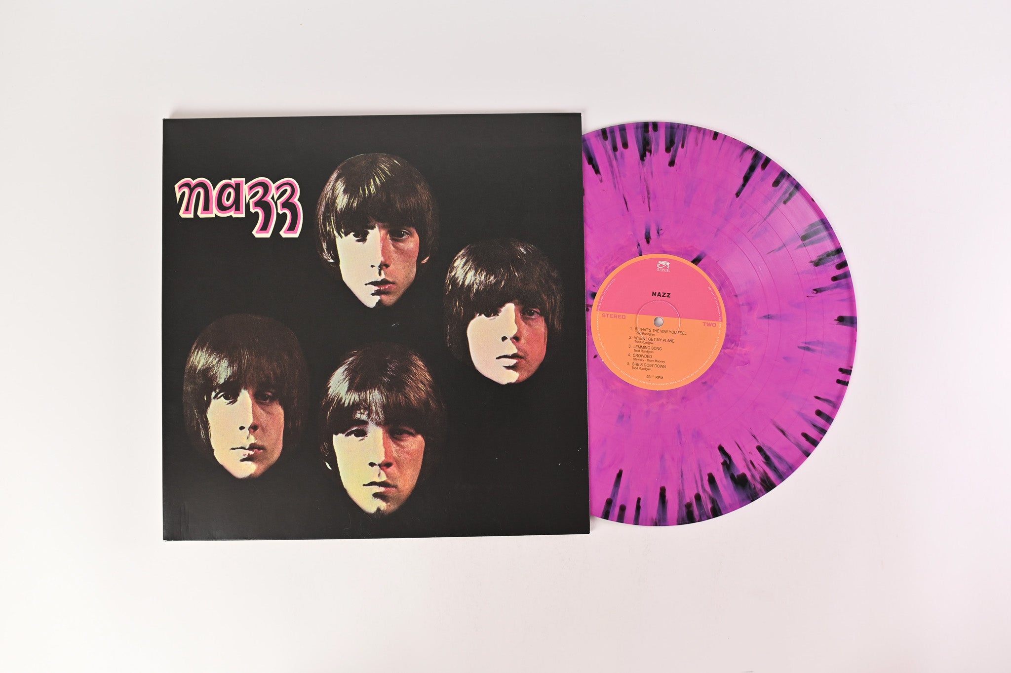 Nazz - Nazz on Cleopatra - Purple & Black Splatter Vinyl