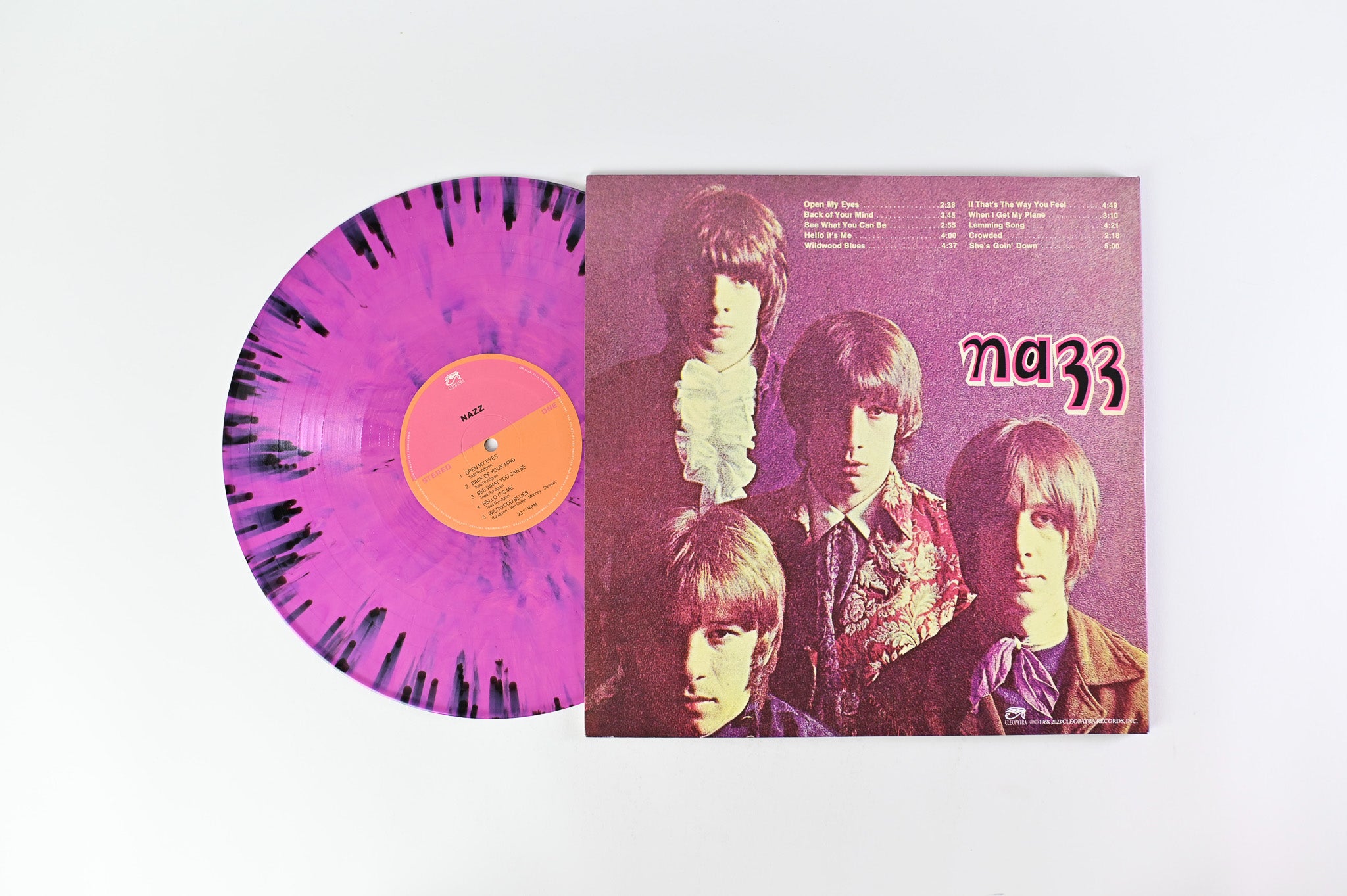 Nazz - Nazz on Cleopatra - Purple & Black Splatter Vinyl
