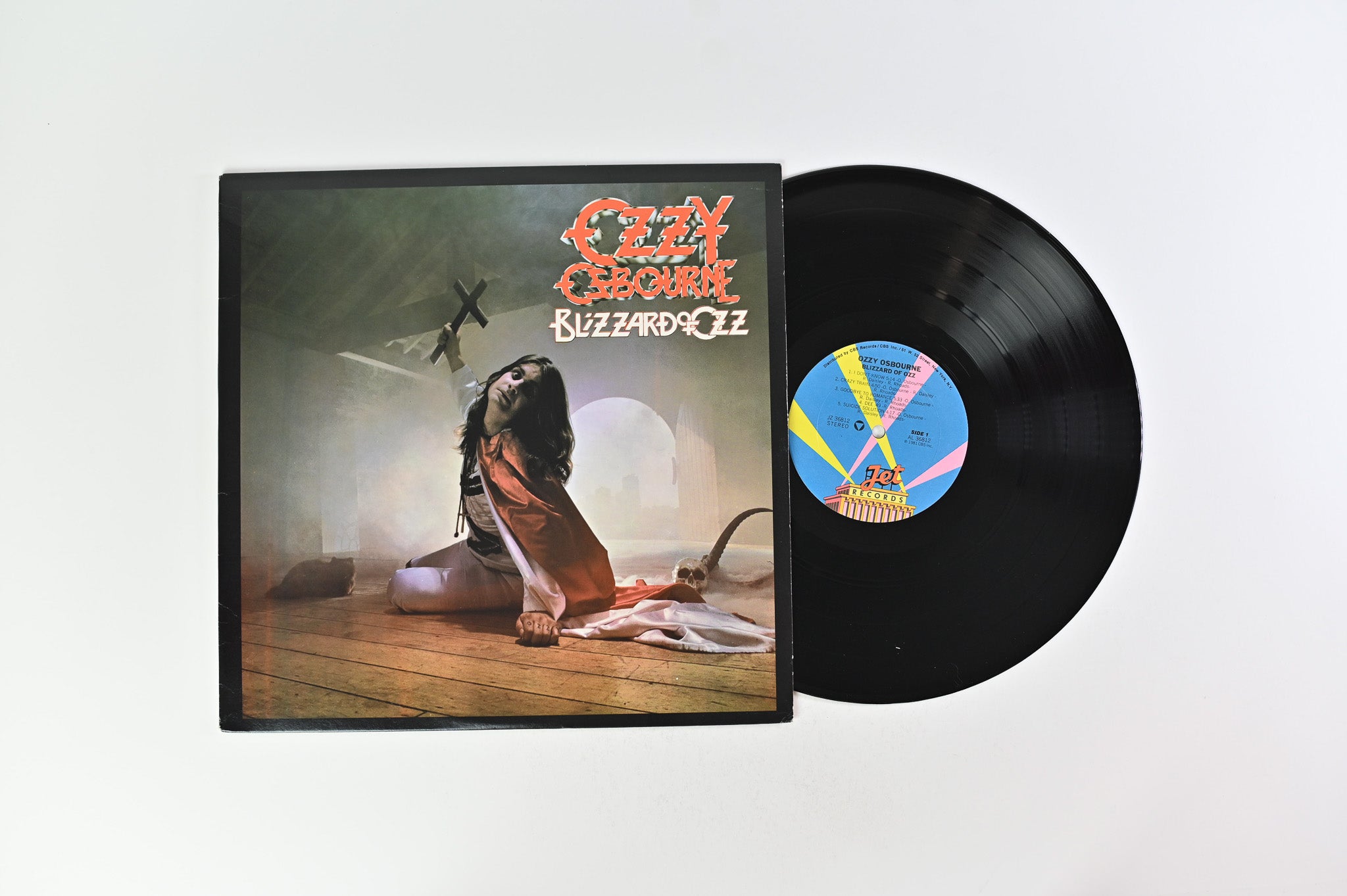 Ozzy Osbourne - Blizzard of Ozz on Jet Records