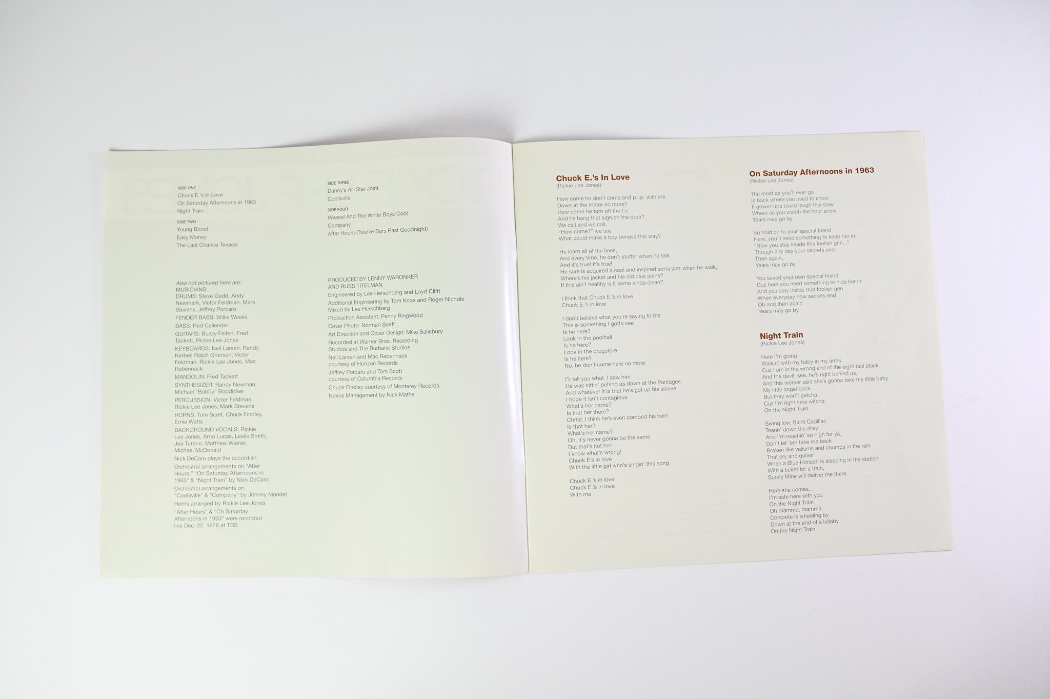 Rickie Lee Jones - Rickie Lee Jones on Mobile Fidelity Sound Lab Ltd Numbered Box Set Reissue