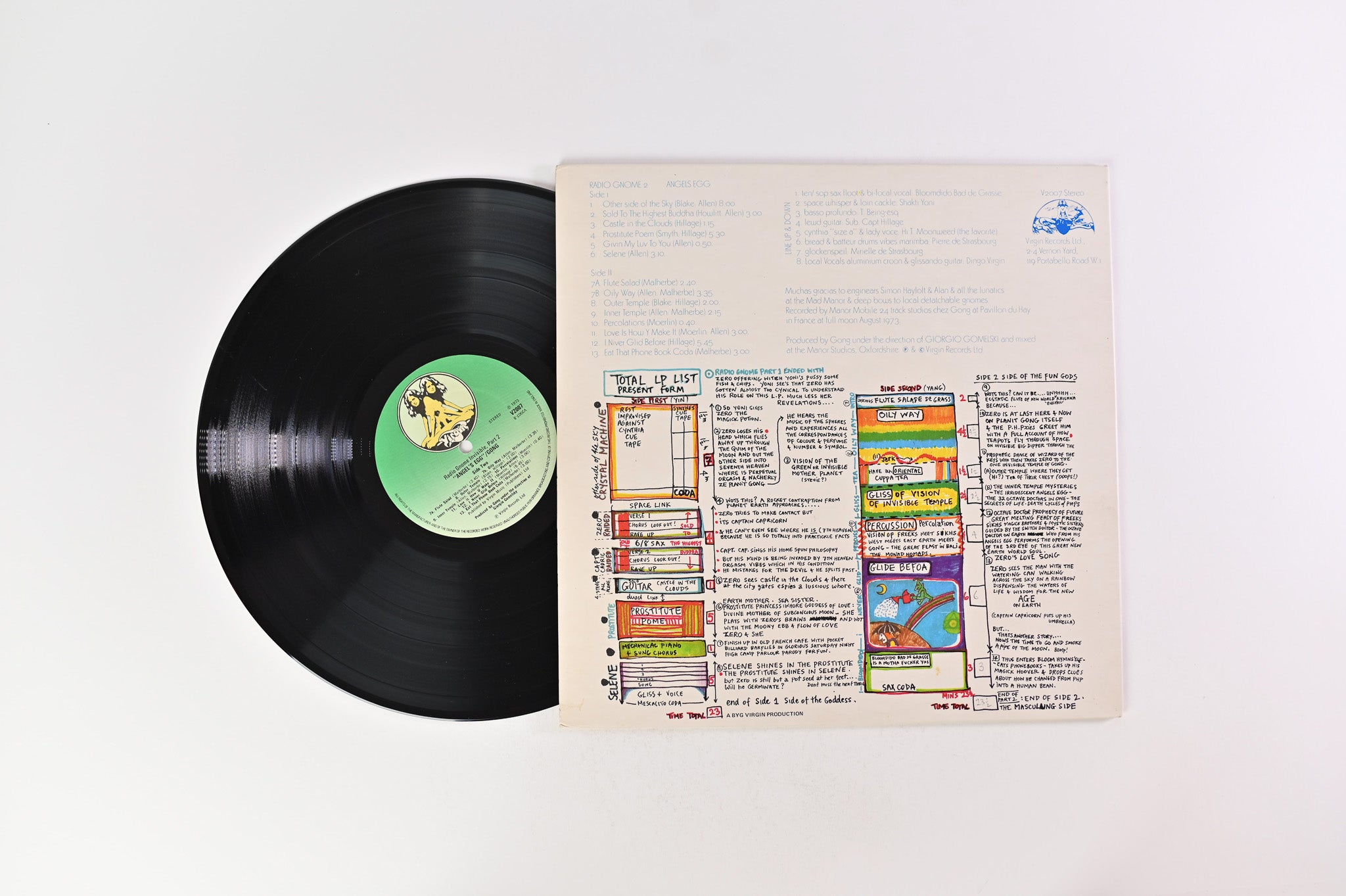 Gong - Angels Egg (Radio Gnome Invisible, Part 2) on Virgin - UK Pressing