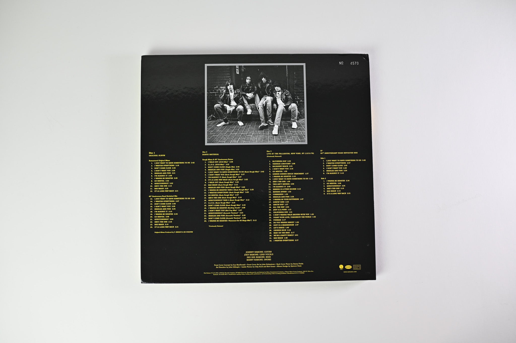 Ramones - Road To Ruin on Rhino Deluxe Edition Limited Numbered Box Set Reissue