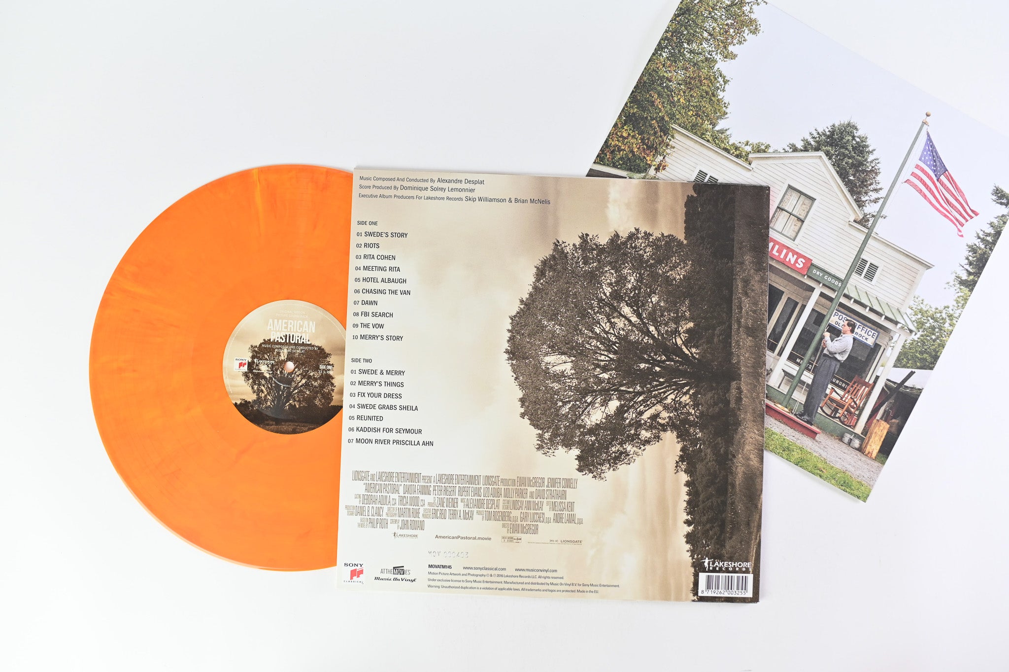 Alexandre Desplat - American Pastoral Original Motion Picture Soundtrack on Music On Vinyl - Orange Vinyl