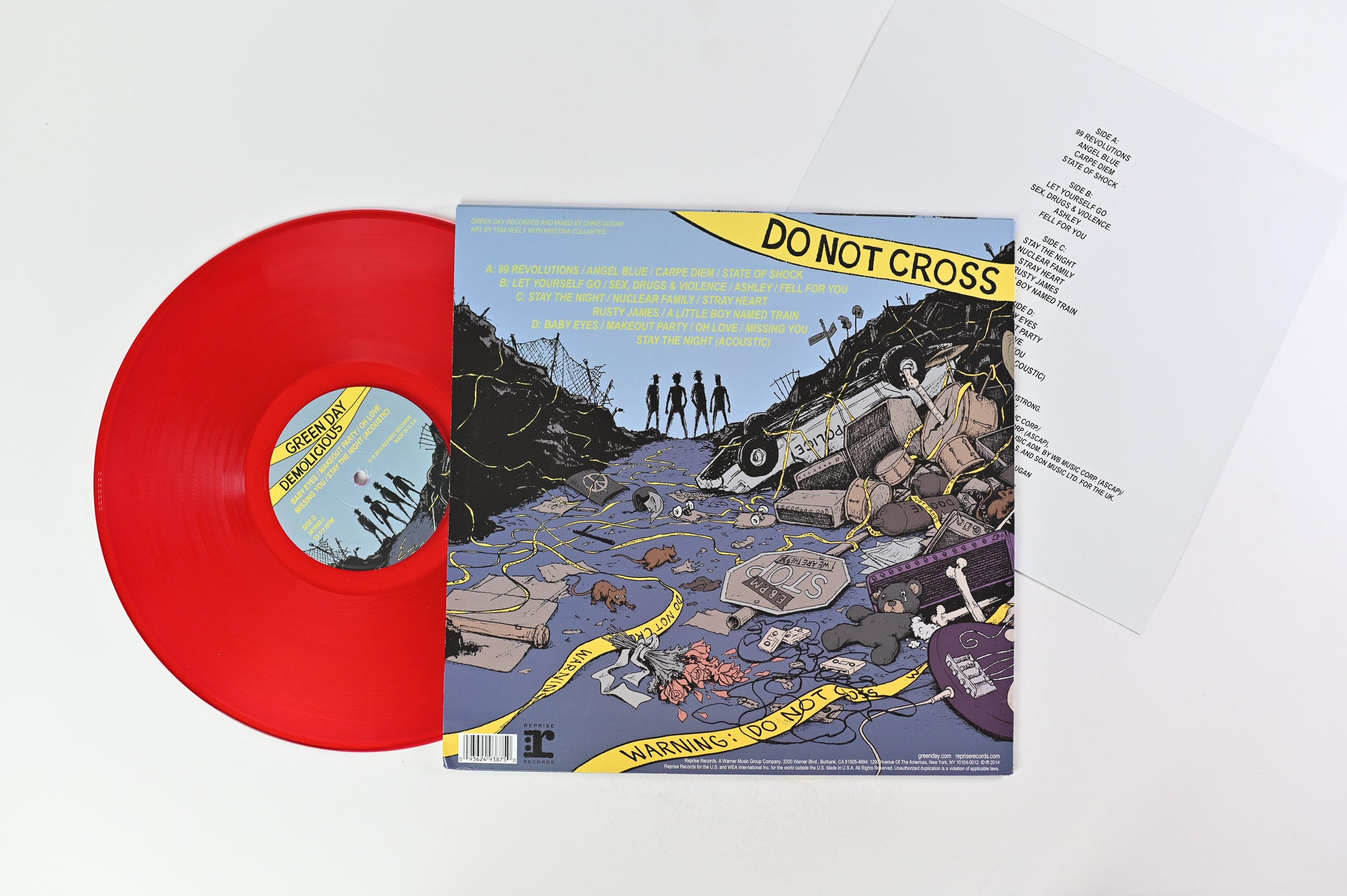 Green Day - Demolicious on Reprise Records - Red Vinyl RSD Pressing