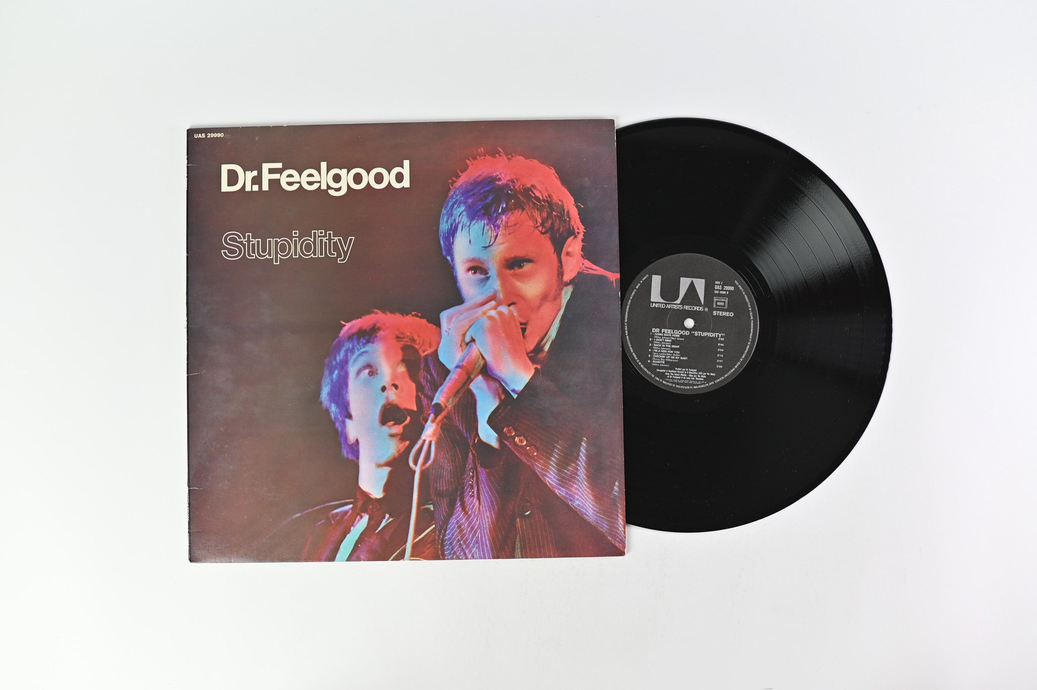 Dr. Feelgood - Stupidity on United Artists Records UK pressing