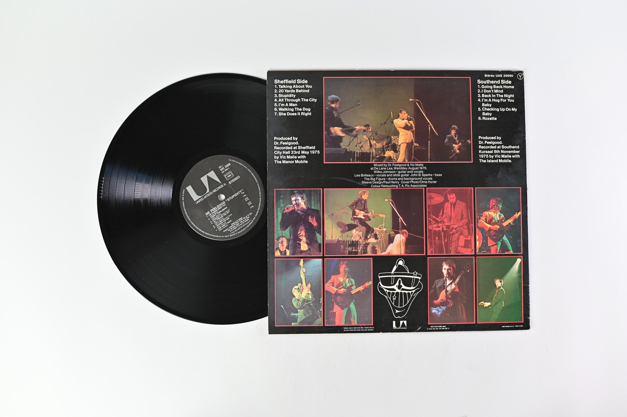 Dr. Feelgood - Stupidity on United Artists Records UK pressing