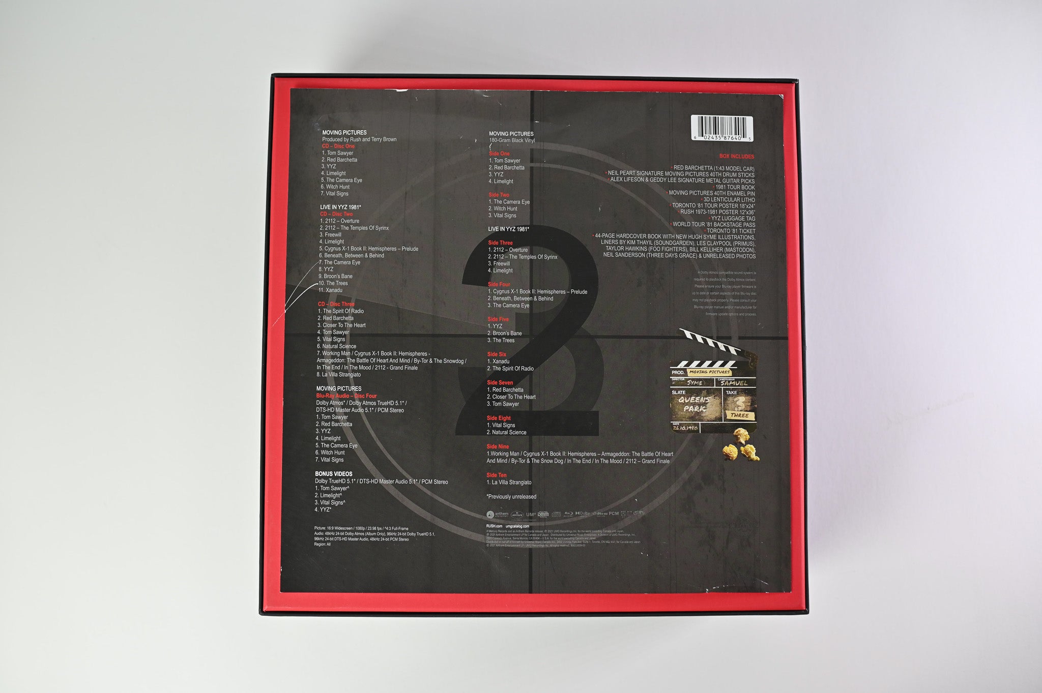 Rush - Moving Pictures on Anthem Mercury 40th Anniversary Box Set Reissue