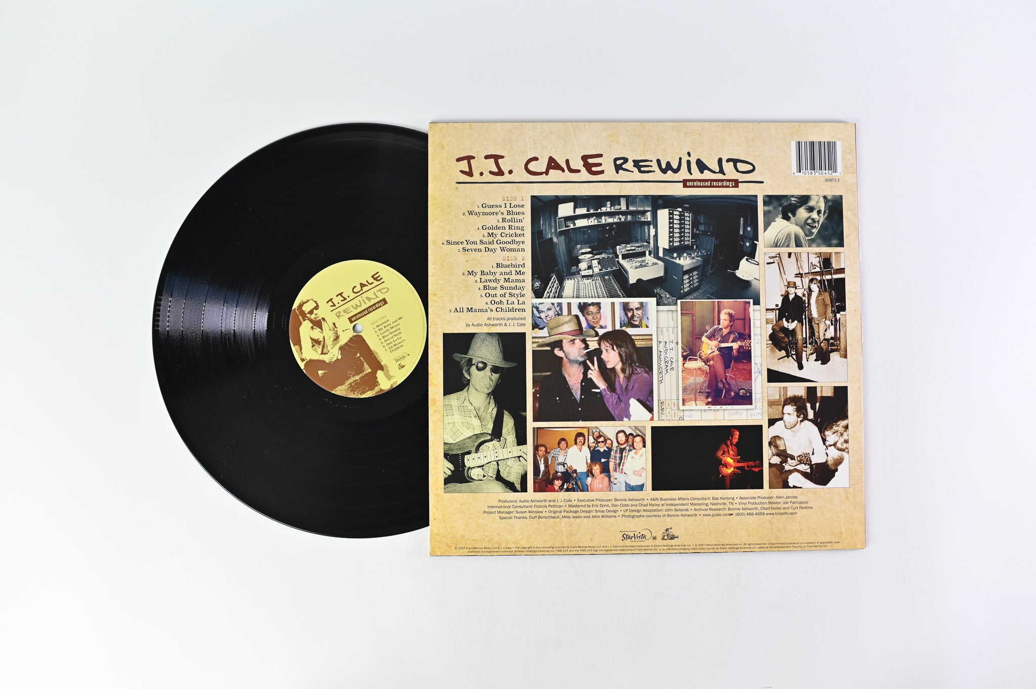 J.J. Cale - Rewind (Unreleased Recordings) on Time Life Music