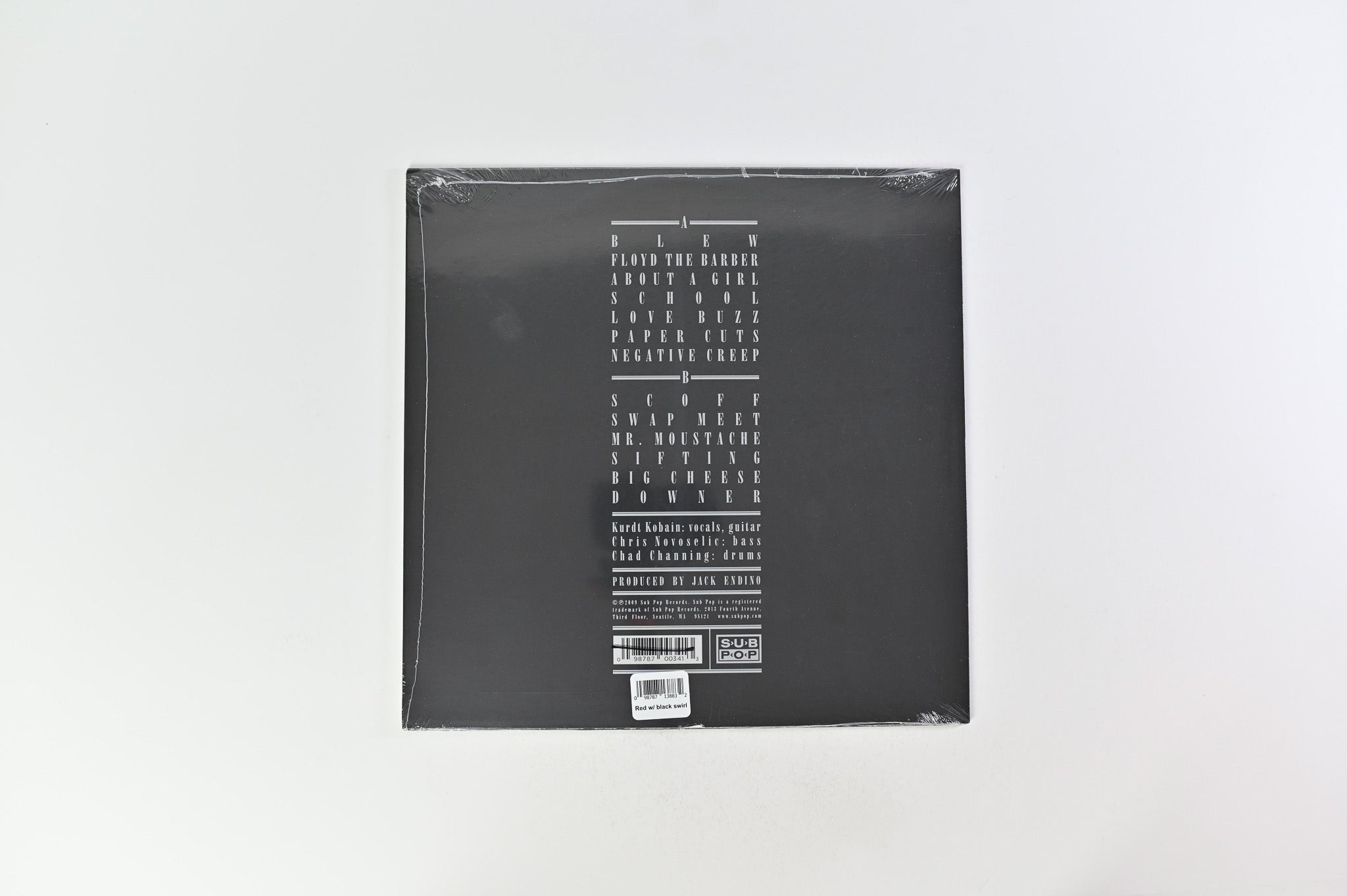Nirvana - Bleach on Sub Pop - Red & Black Marble Vinyl - Sealed