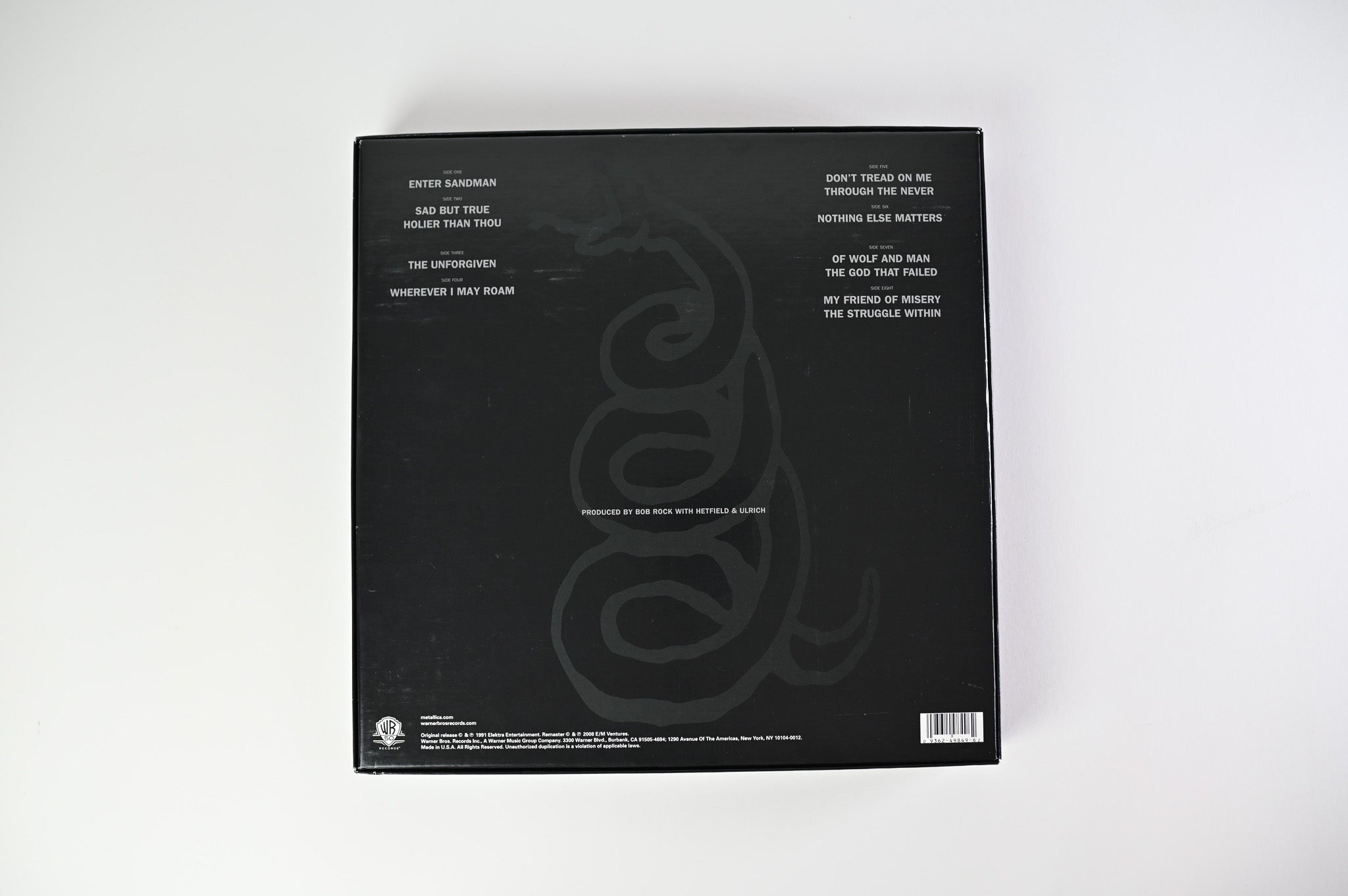 Metallica - Metallica on WB Metallica 45 RPM Series 180 Gram Ltd Box Set Reissue