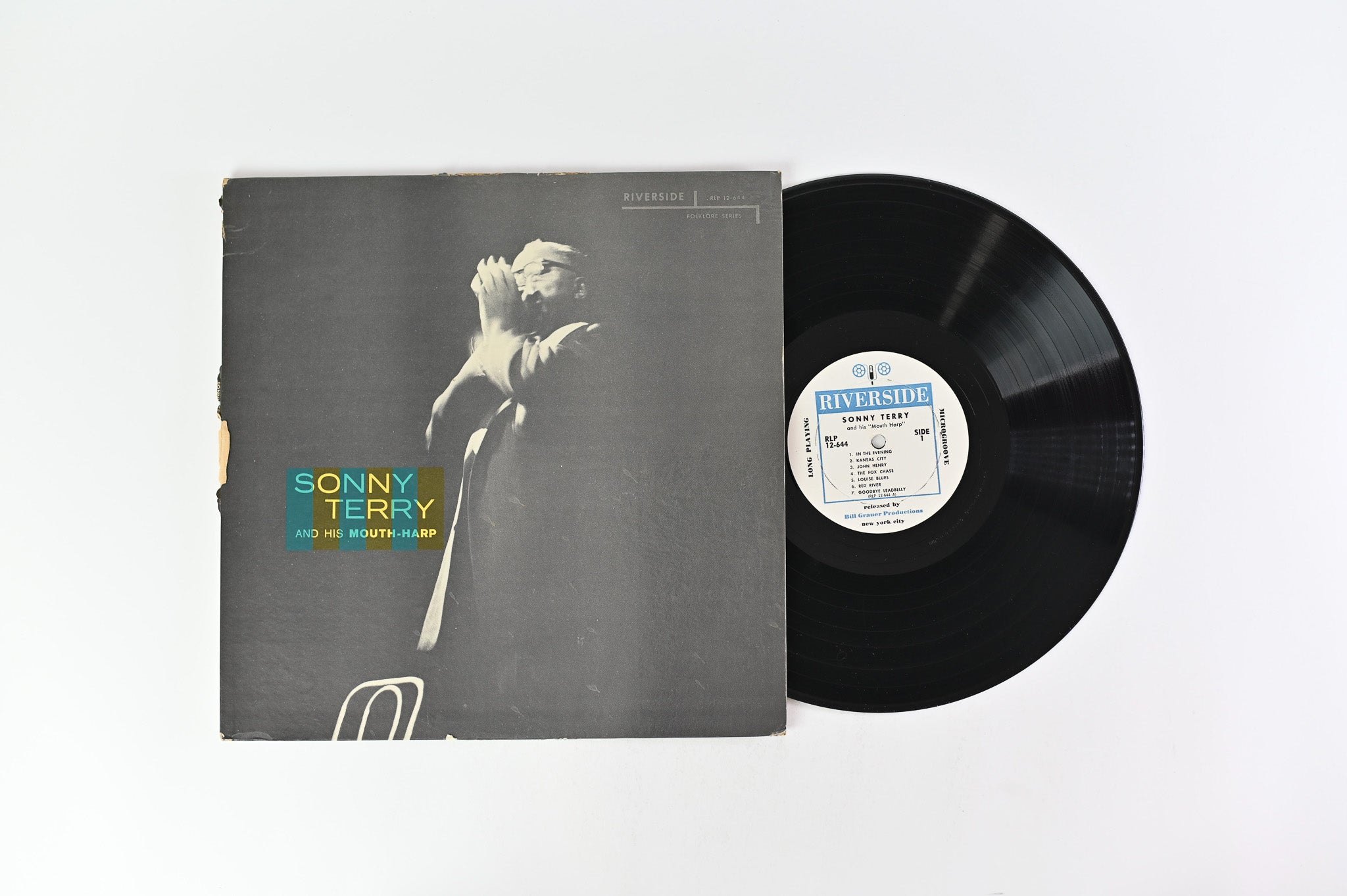Sonny Terry - Sonny Terry And His Mouth-Harp on Riverside Mono Deep Groove