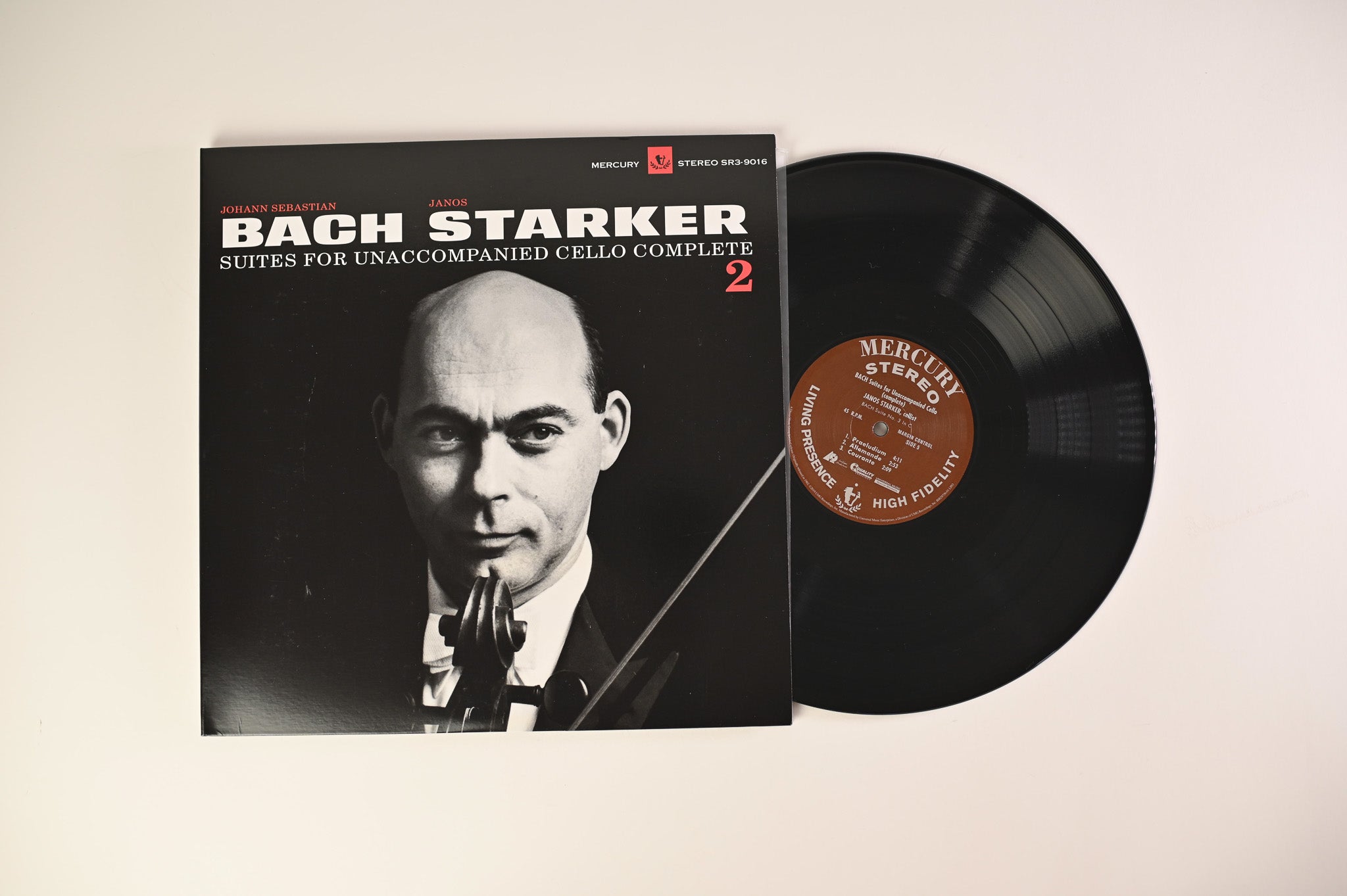 Johann Sebastian Bach Janos Starker - Suites For Unaccompanied Cello Complete on Analogue Productions Ltd Box Set Reissue