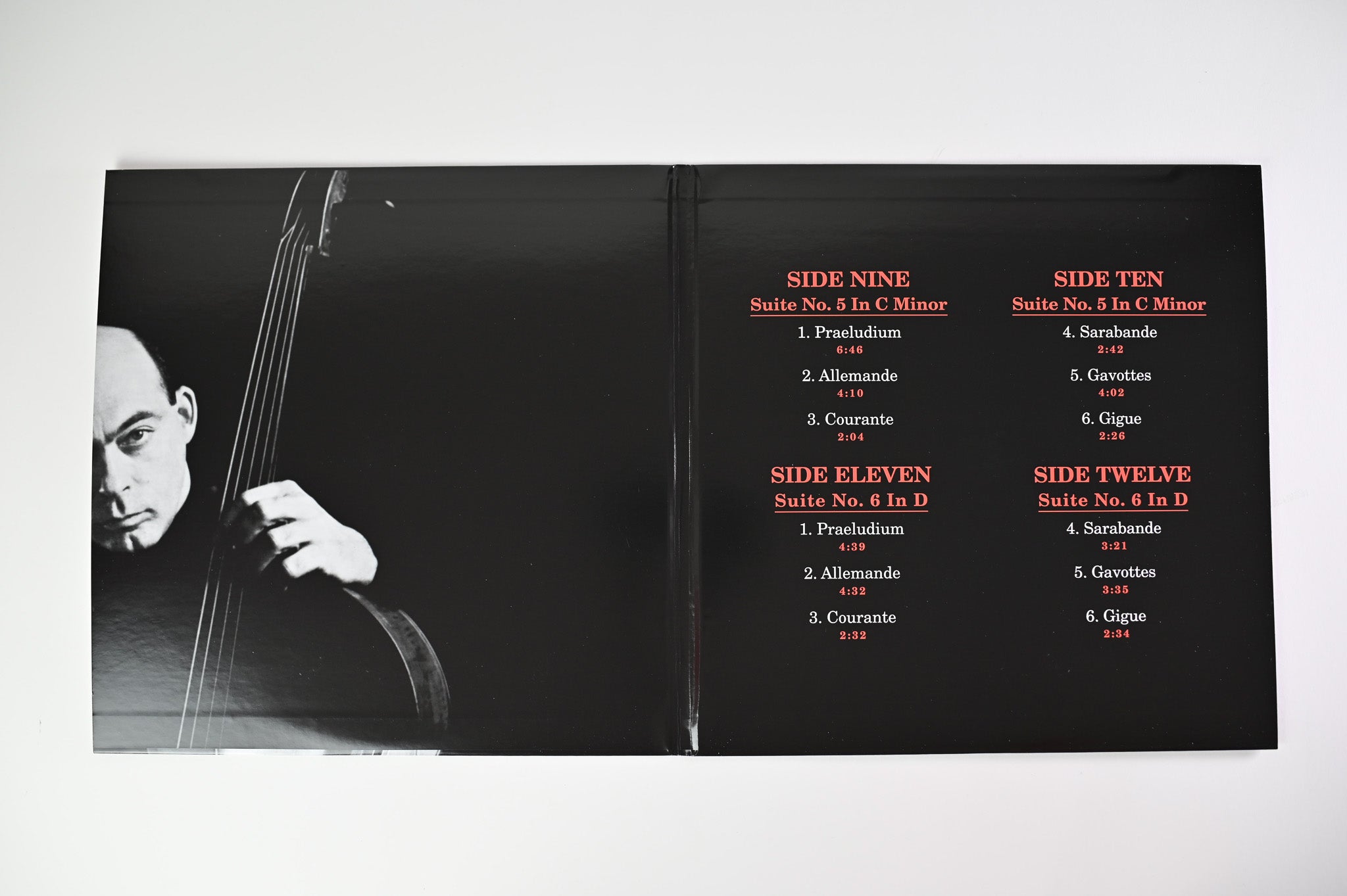 Johann Sebastian Bach Janos Starker - Suites For Unaccompanied Cello Complete on Analogue Productions Ltd Box Set Reissue