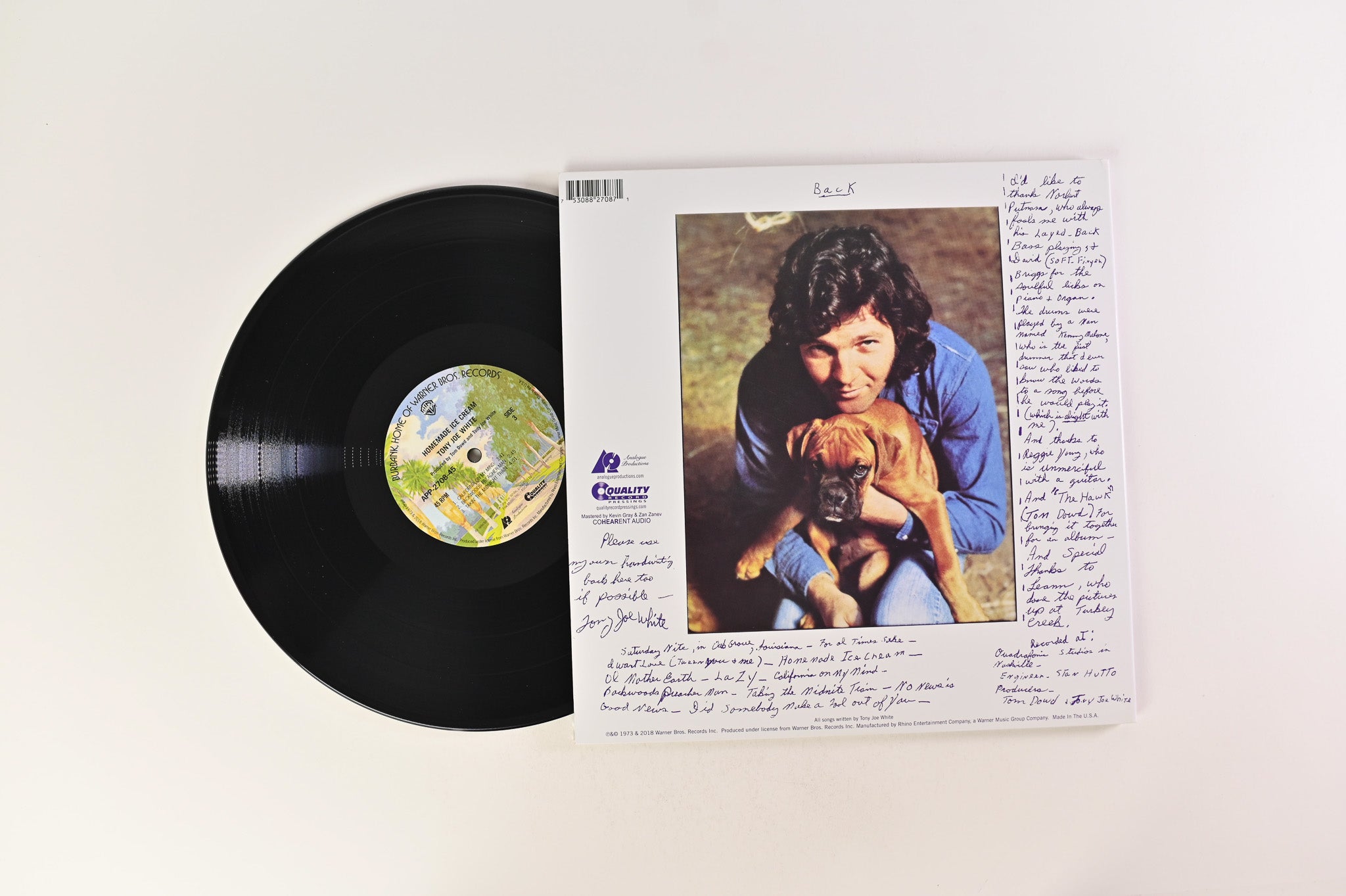 Tony Joe White - Homemade Ice Cream on Analogue Productions