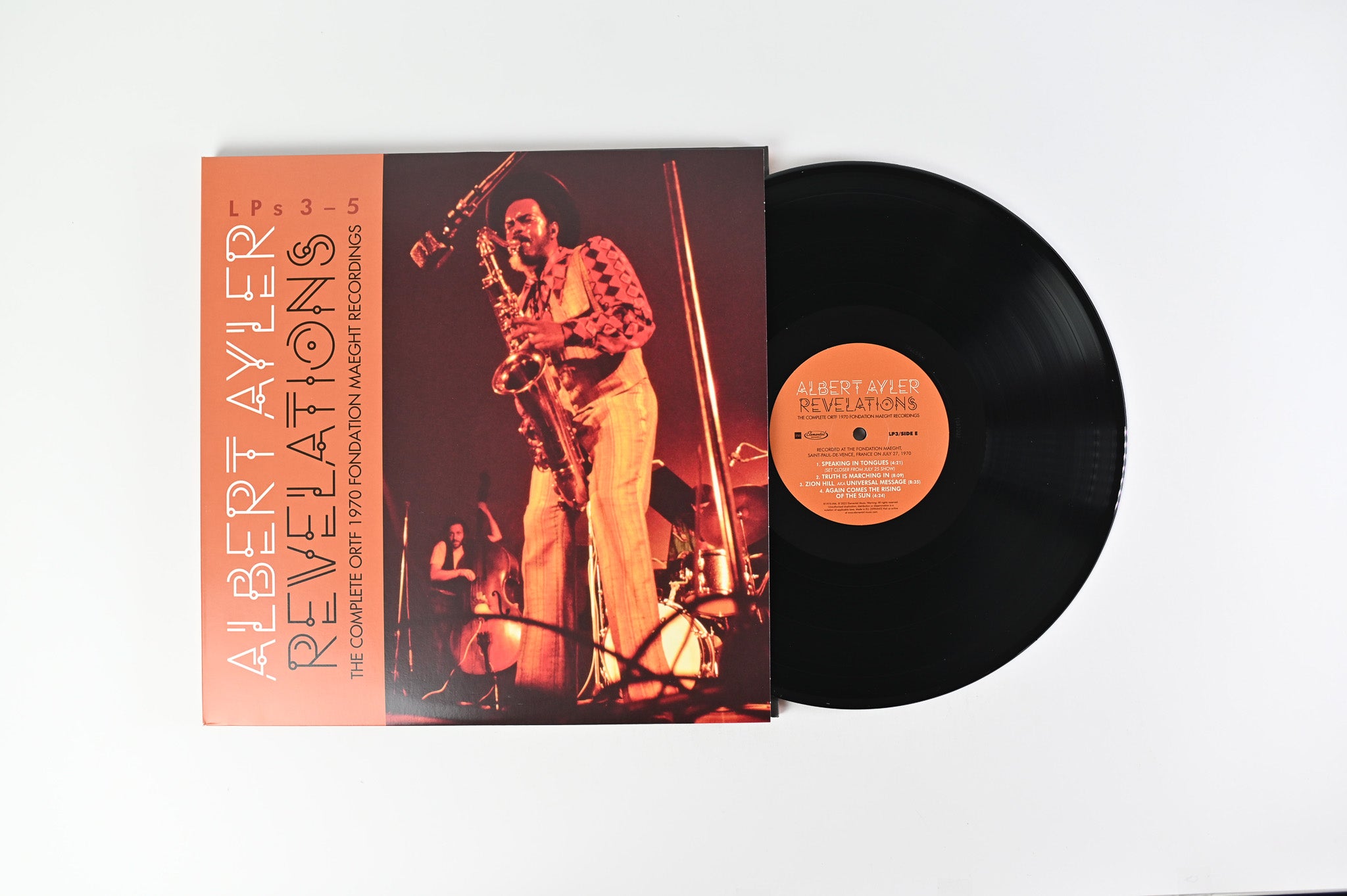 Albert Ayler - Revelations - The Complete ORTF 1970 Fondation Maeght Recordings on Elemental RSD 2022 Ltd Numbered