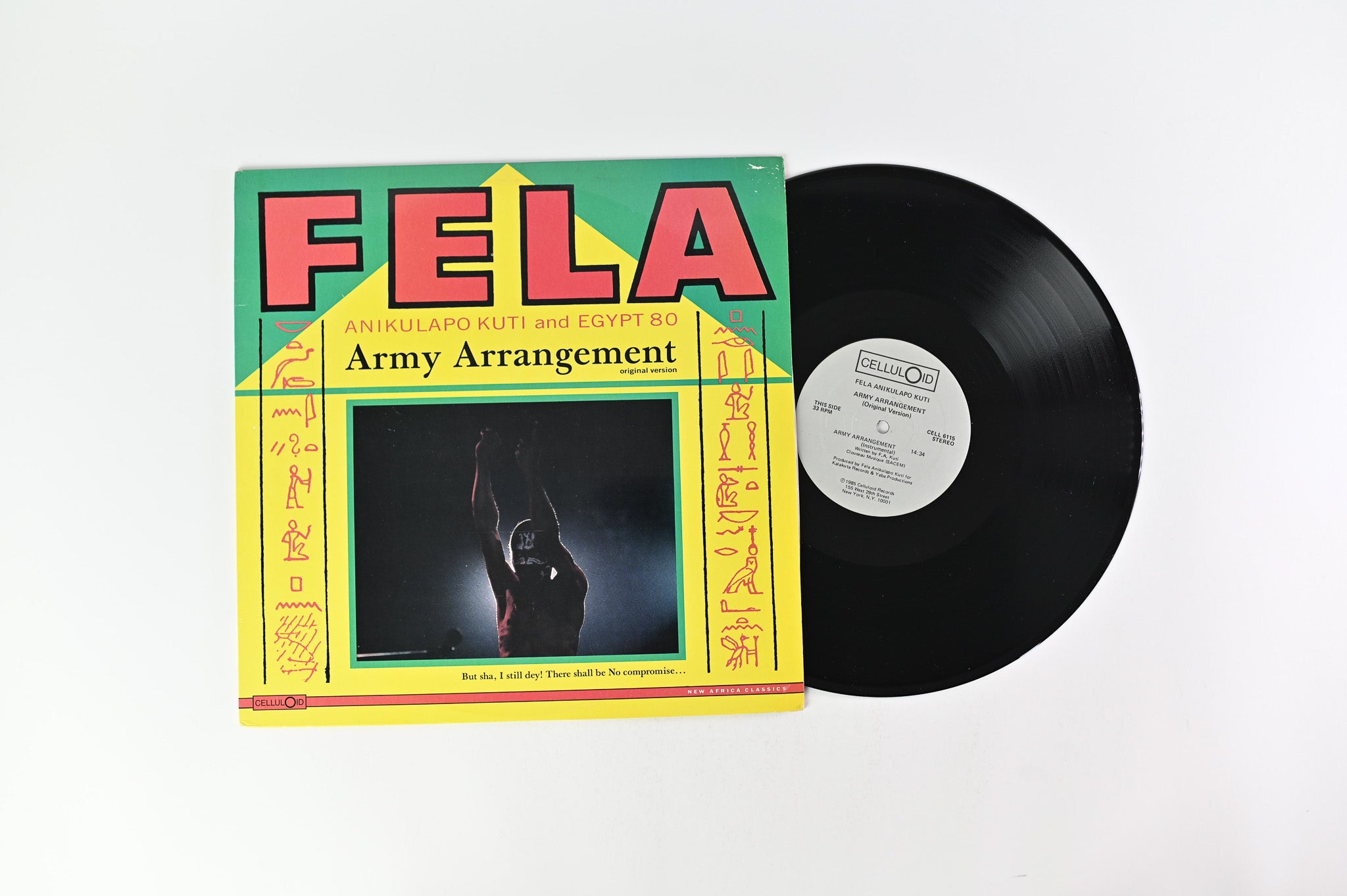 Fela Kuti - Army Arrangement on Celluloid 12" Single