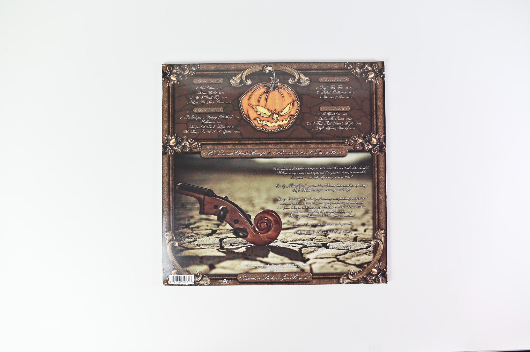 Helloween - Unarmed - Best Of 25th Anniversary on Nuclear Blast Clear Vinyl Reissue Sealed