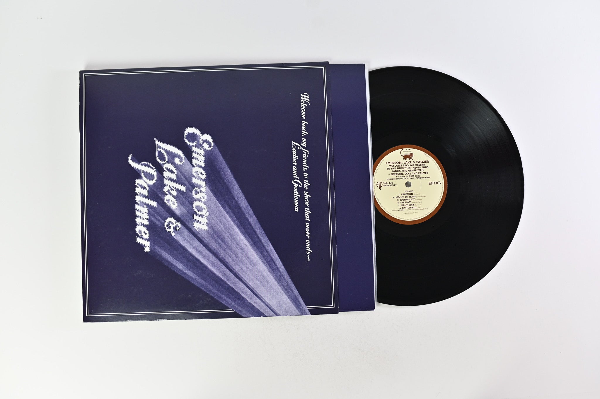 Emerson, Lake & Palmer - Welcome Back My Friends To The Show That Never Ends - Ladies And Gentlemen on BMG - Reissue