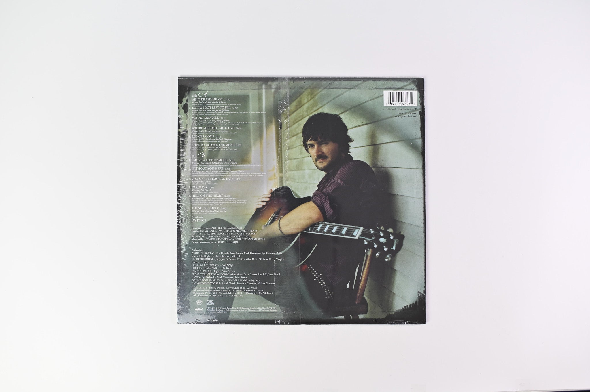 Eric Church - Carolina on EMI Nashville 10th Anniversary Ltd White Vinyl Reissue Sealed