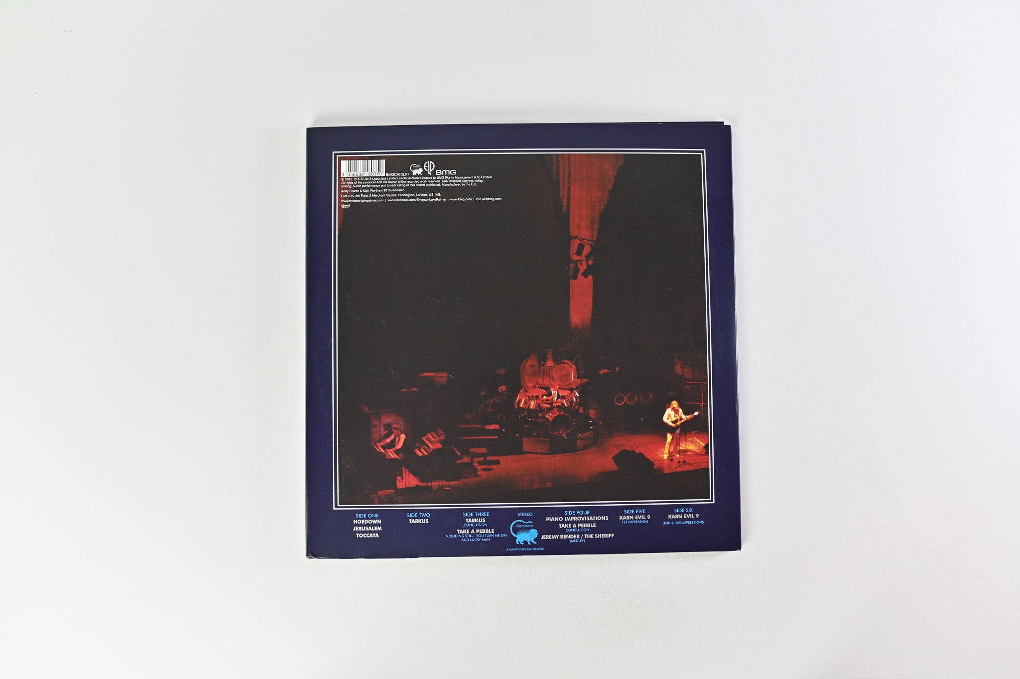 Emerson, Lake & Palmer - Welcome Back My Friends To The Show That Never Ends - Ladies And Gentlemen on BMG - Reissue