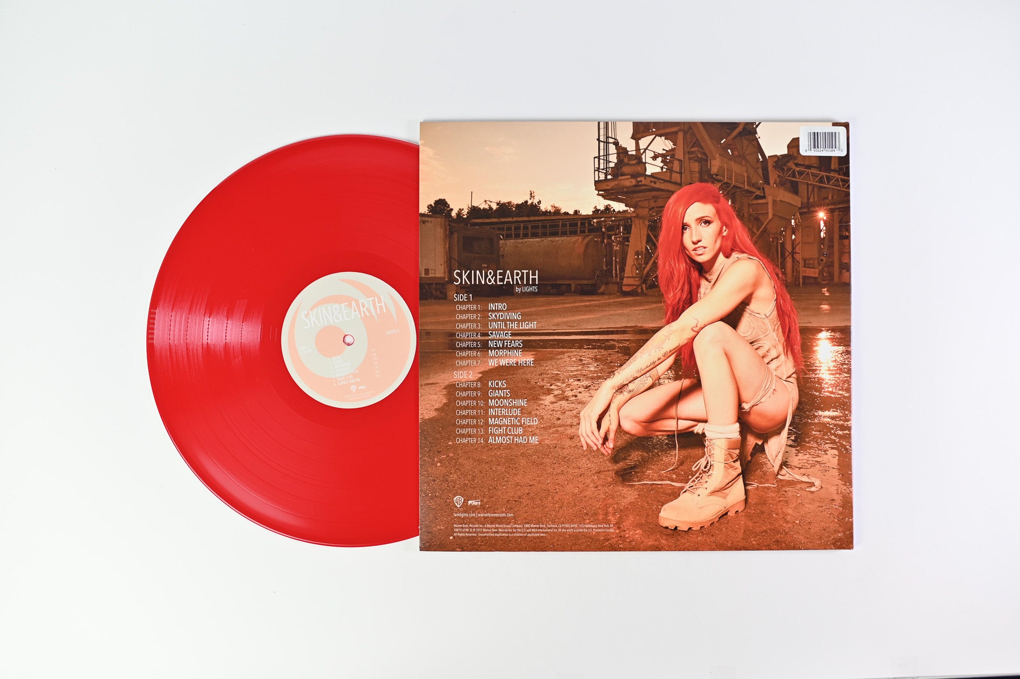 LIGHTS - Skin & Earth on Warner Bros Red Vinyl