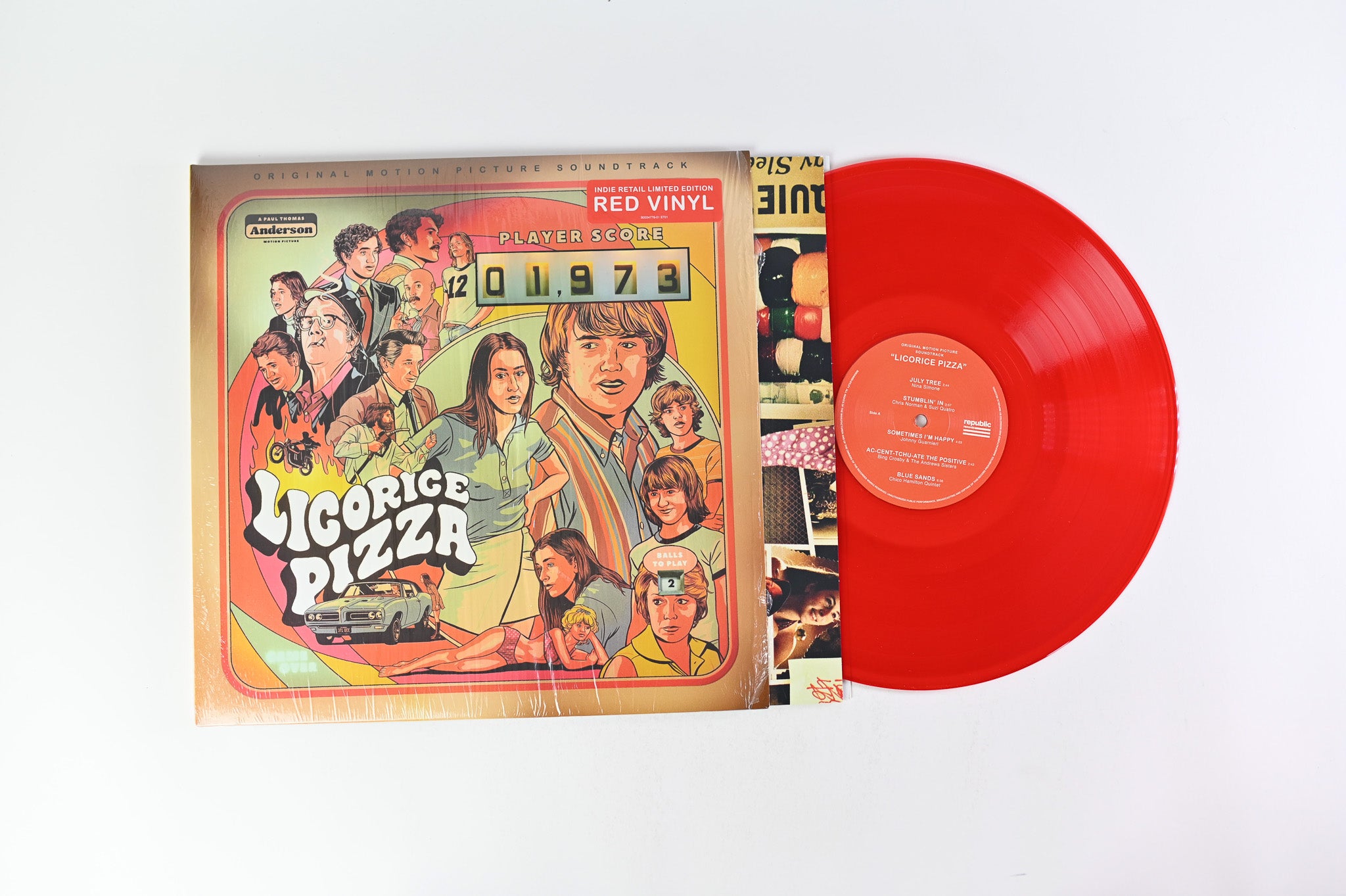 Various - Licorice Pizza (Original Motion Picture Soundtrack) on Republic Limited Red Vinyl