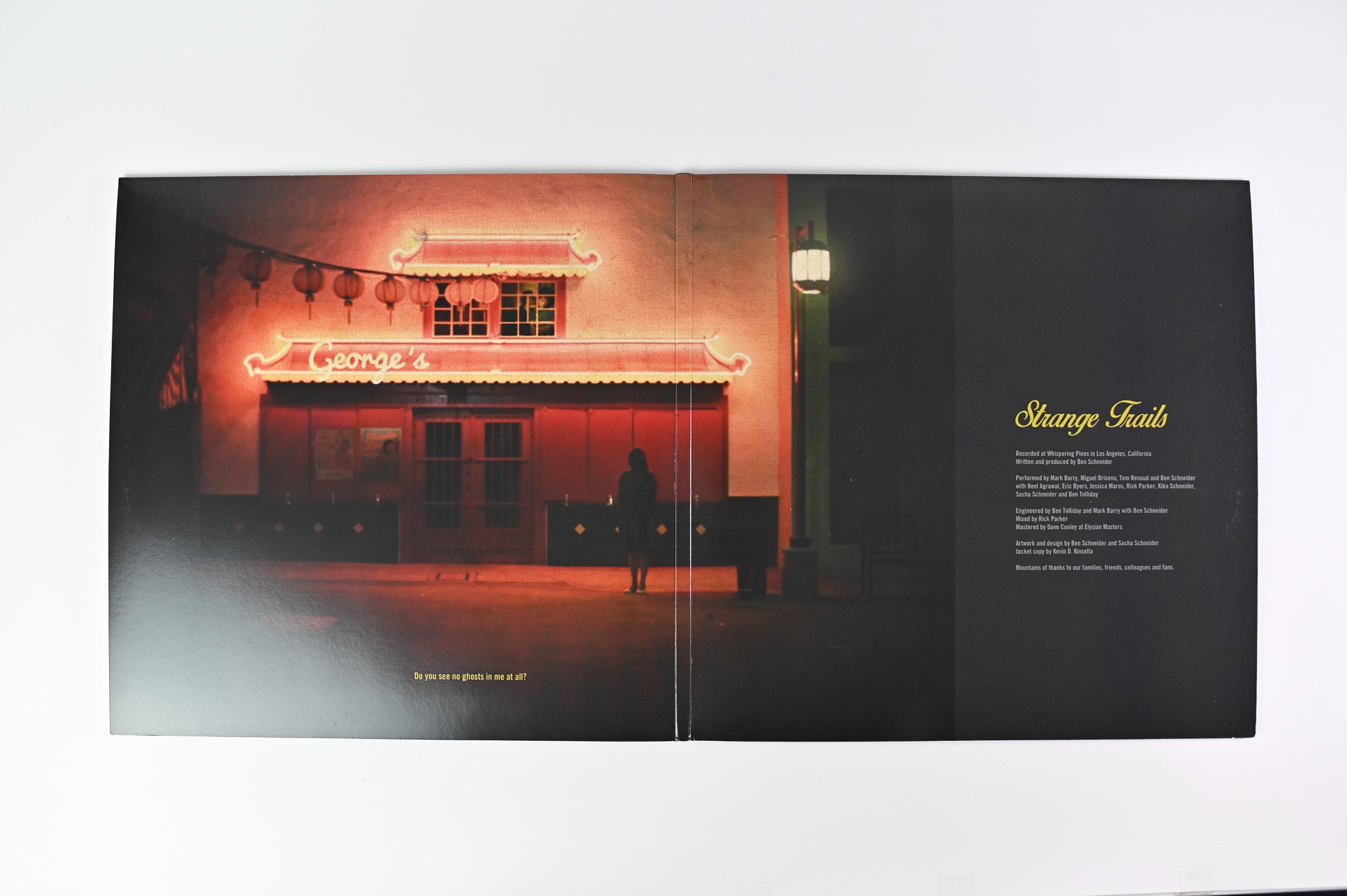 Lord Huron - Strange Trails on IAmSound Ltd Clear With Gold Splatter Reissue