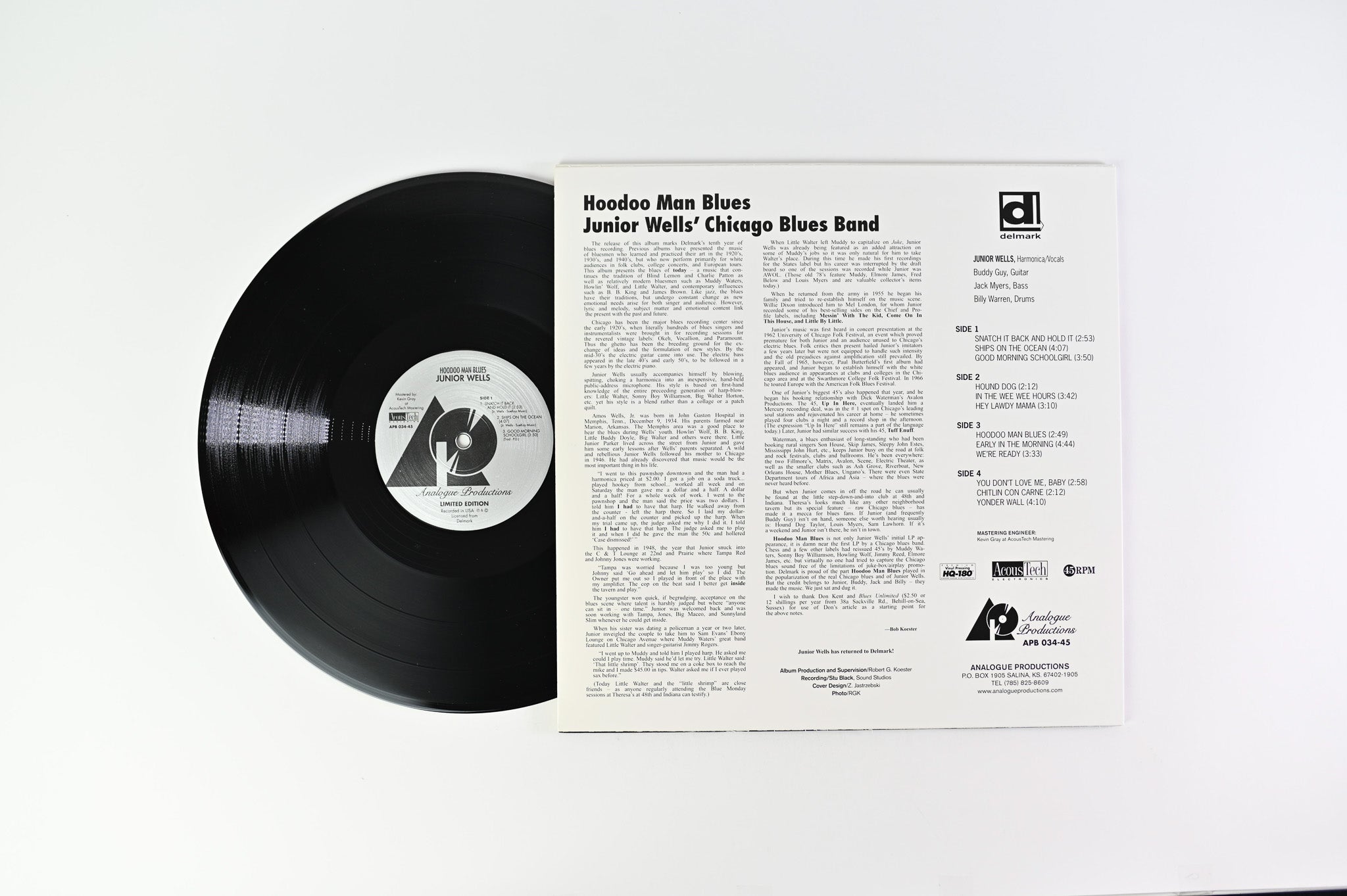 Junior Wells' Chicago Blues Band - Hoodoo Man Blues Analogue Productions 180 G Reissue