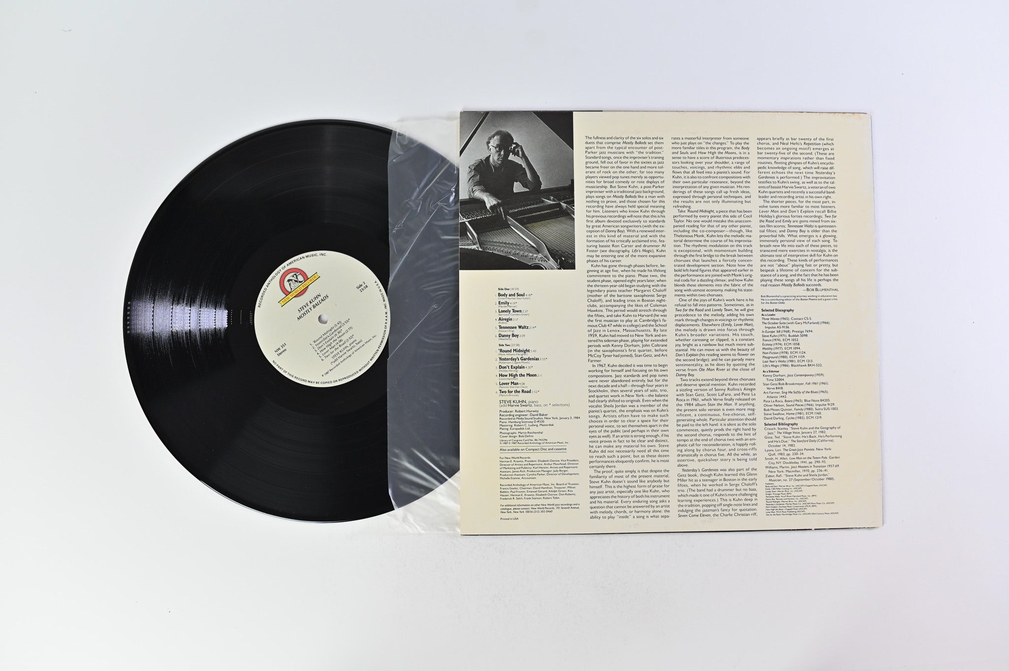 Steve Kuhn - Mostly Ballads on New World Records