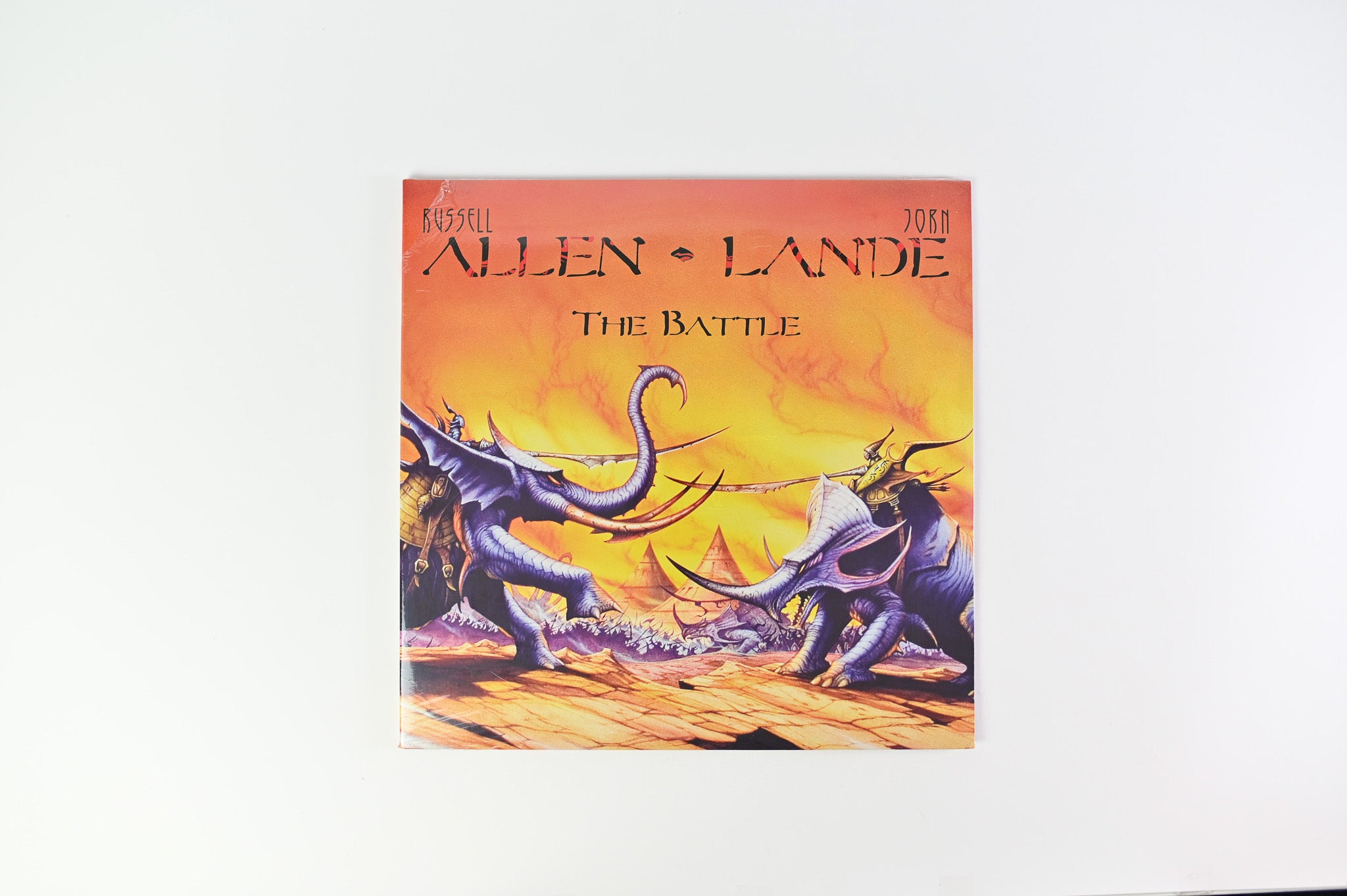 Allen - Lande - The Battle on Frontiers Ltd Orange Vinyl Reissue Sealed