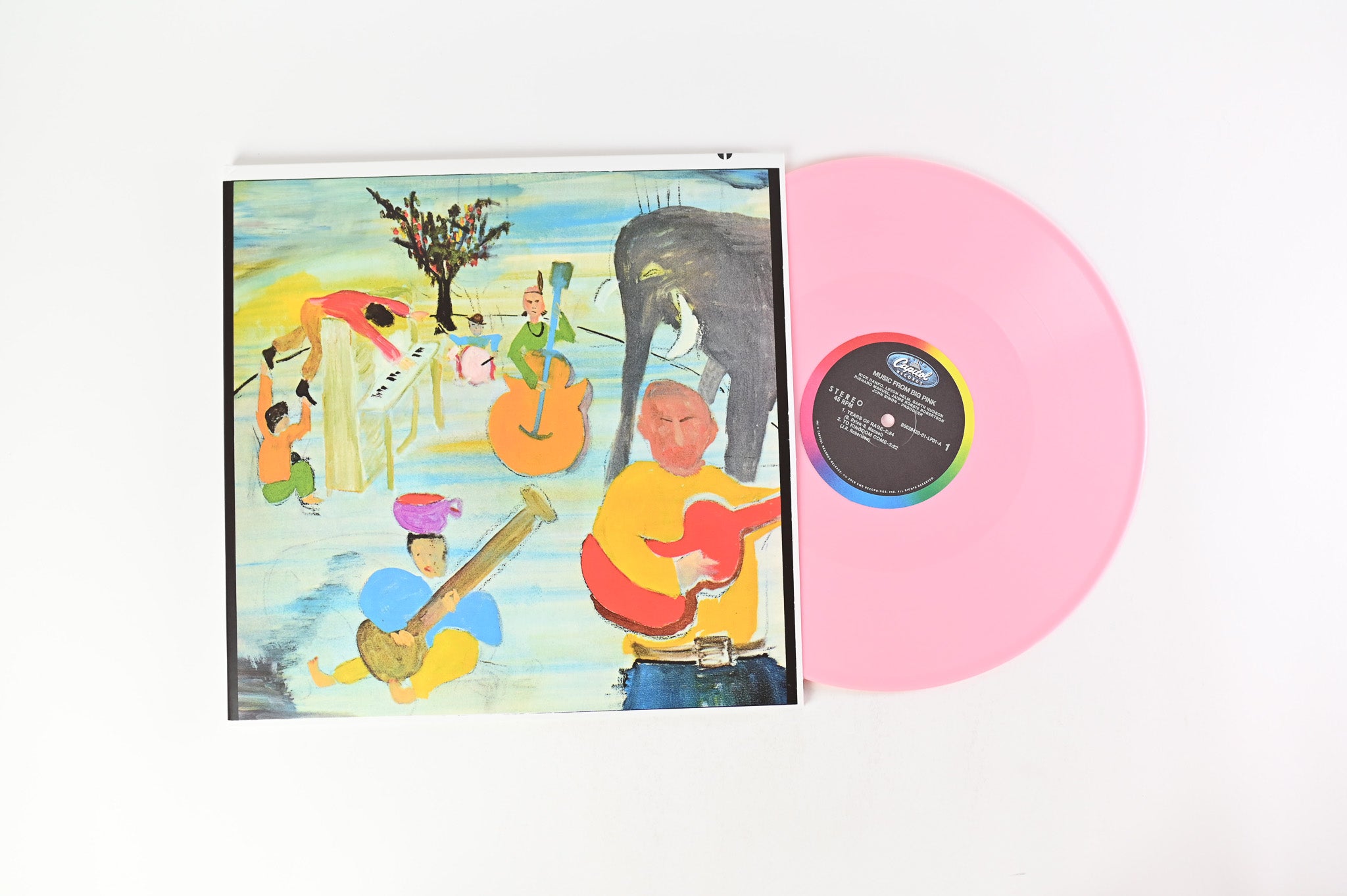 The Band Music From Big Pink On Capitol Ltd Pink Vinyl 45 RPM Reissu The Band Music From Big Pink On Capitol Ltd Pink Vinyl 45 RPM Reissu