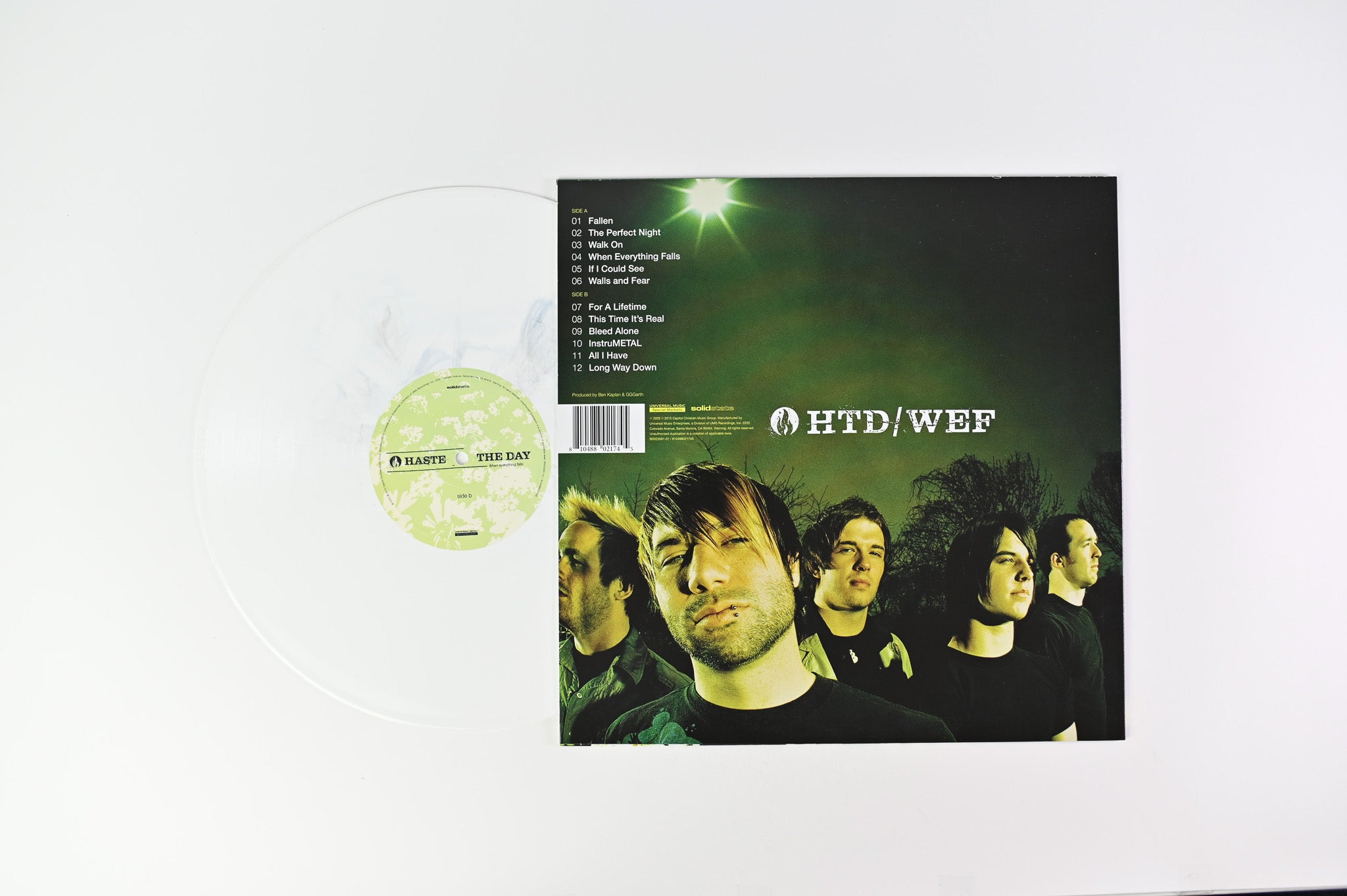 Haste The Day - When Everything Falls on Solid State White Vinyl