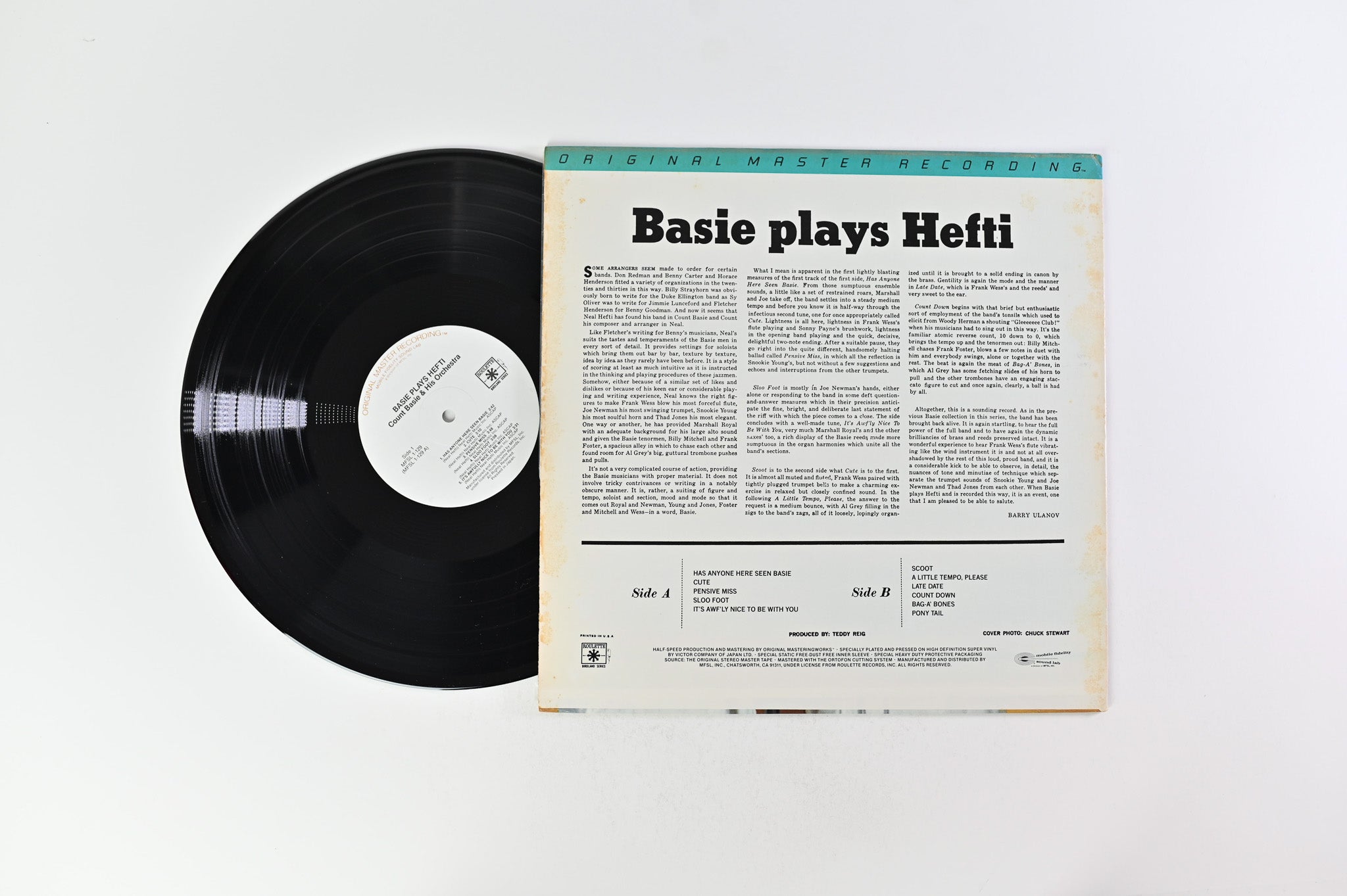 Count Basie - Basie Plays Hefti on Mobile Fidelity Sound Lab