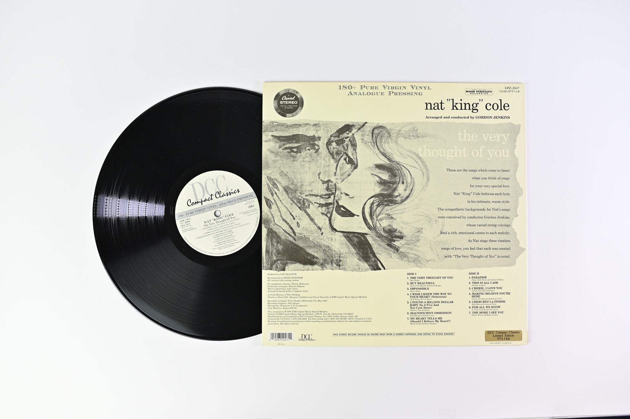 Nat King Cole - The Very Thought Of You on DCC Compact Classics 180 Gram Ltd Numbered Reissue
