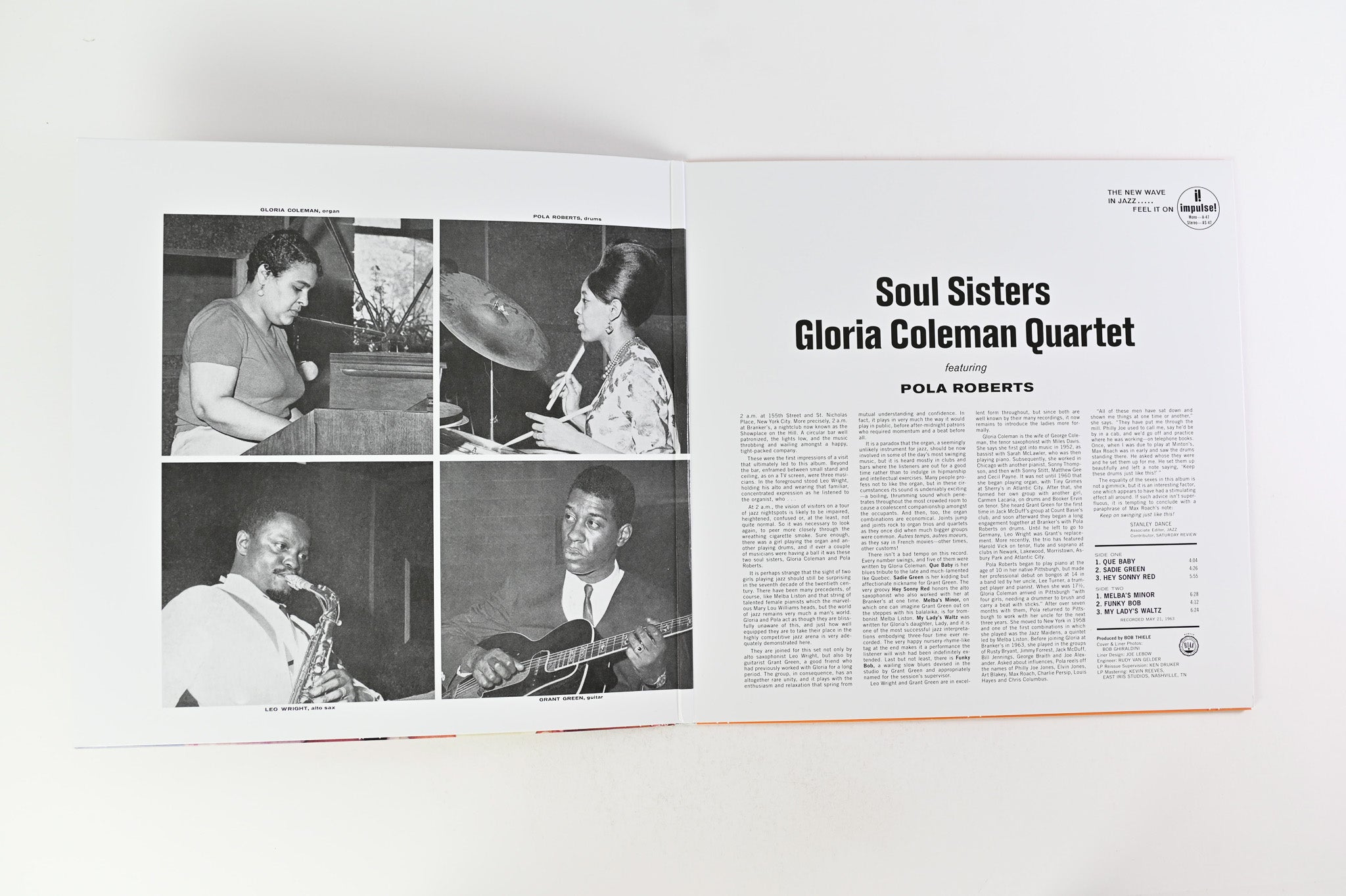 Gloria Coleman Quartet - Soul Sisters on Verve - Verve By Request Series