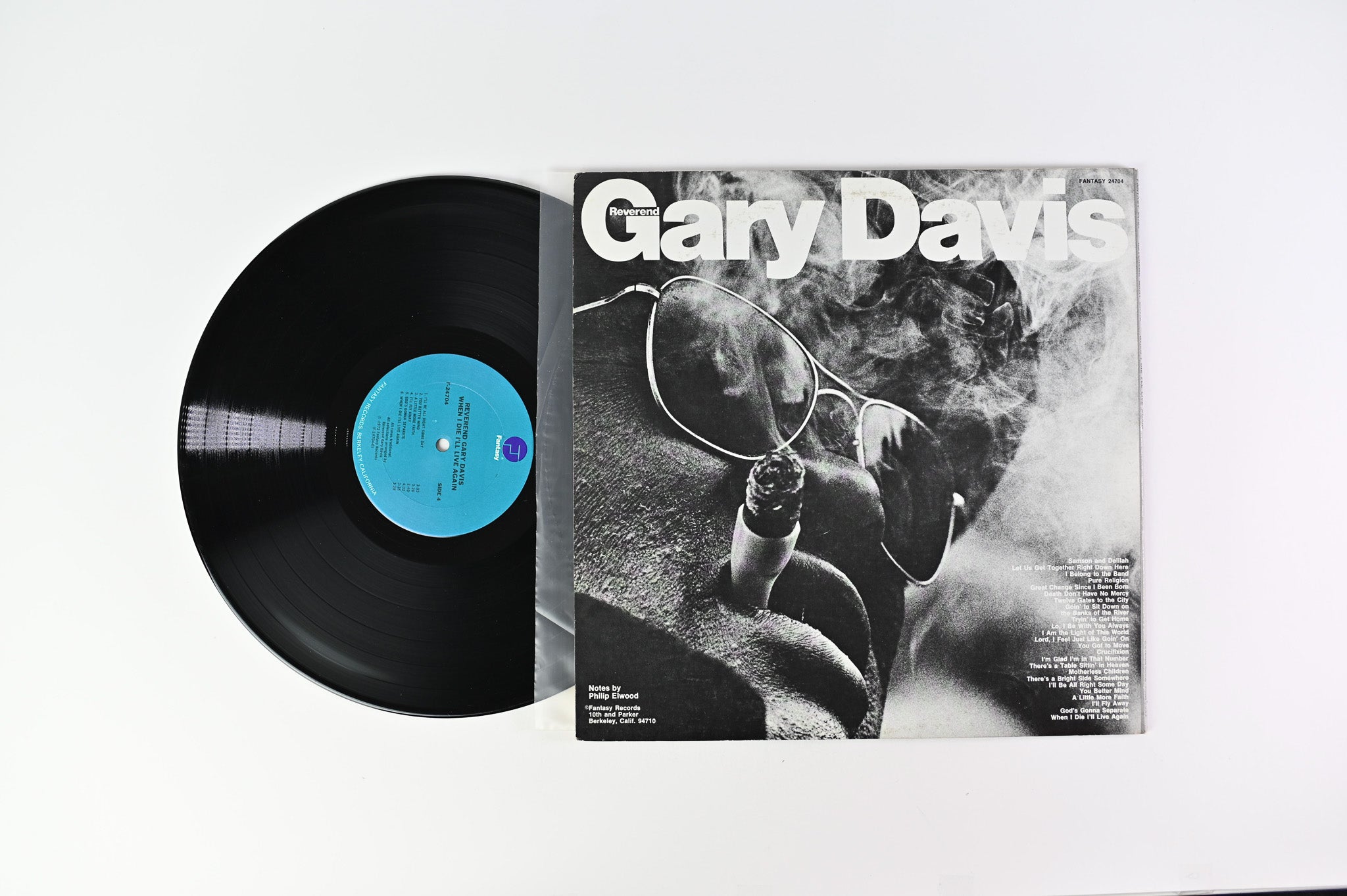 Rev. Gary Davis - When I Die I'll Live Again on Fantasy Reissue